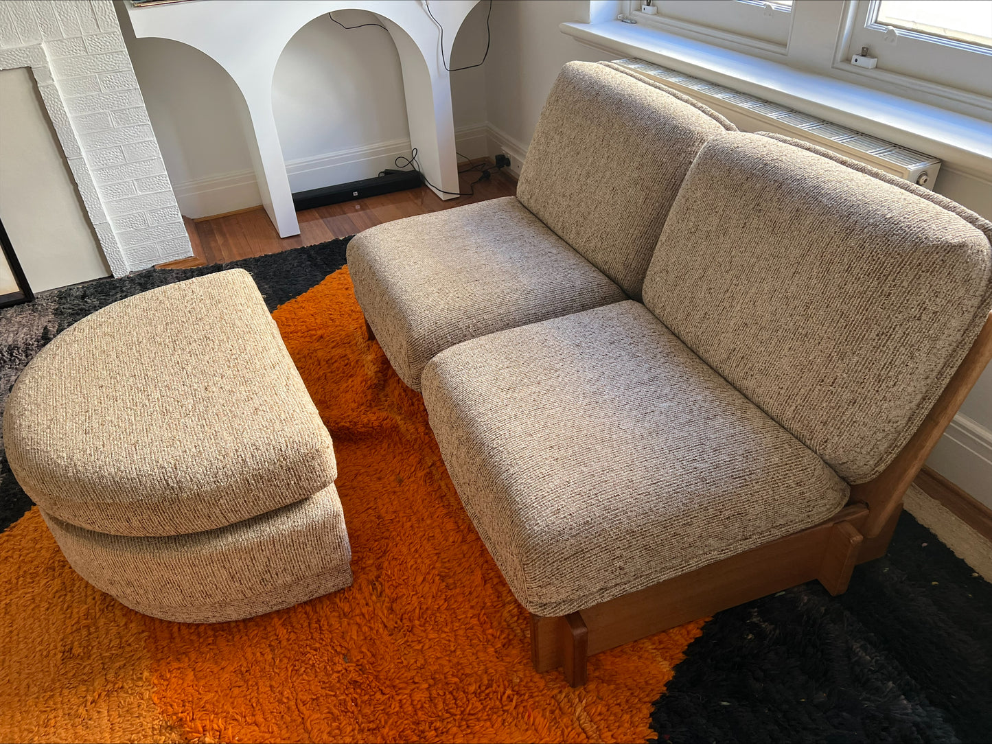 - Vintage Parker Modular Sofa Set