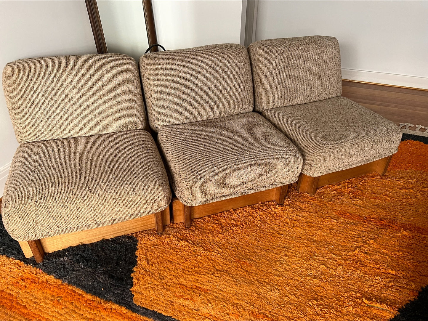 - Vintage Parker Modular Sofa Set