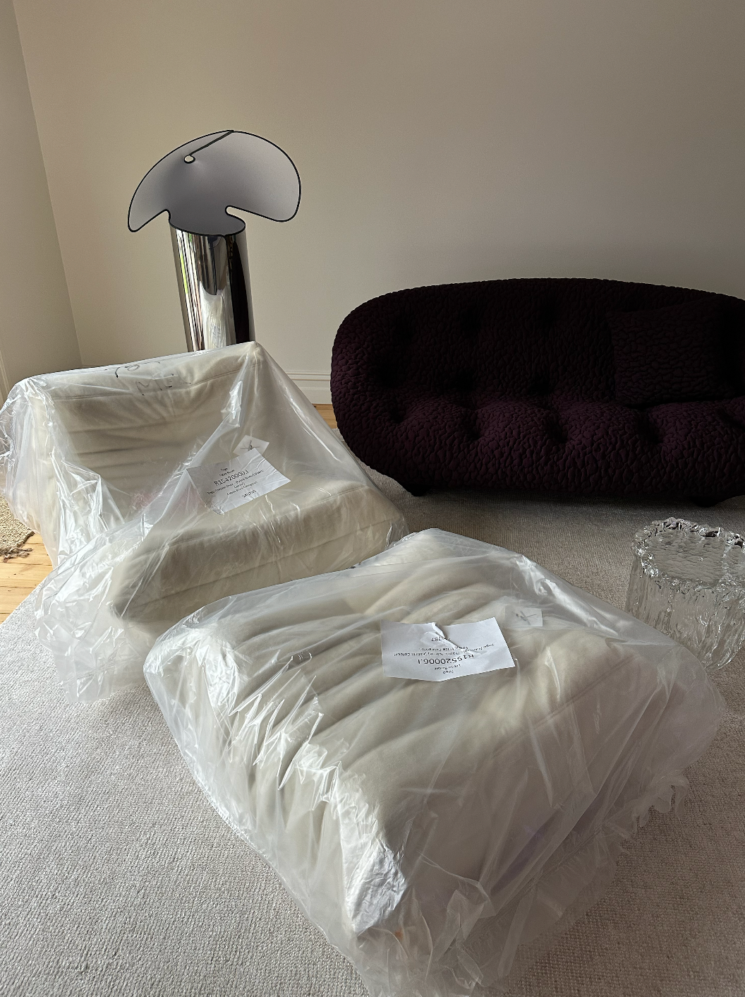 Togo Fireside Lounge Chair and Ottoman