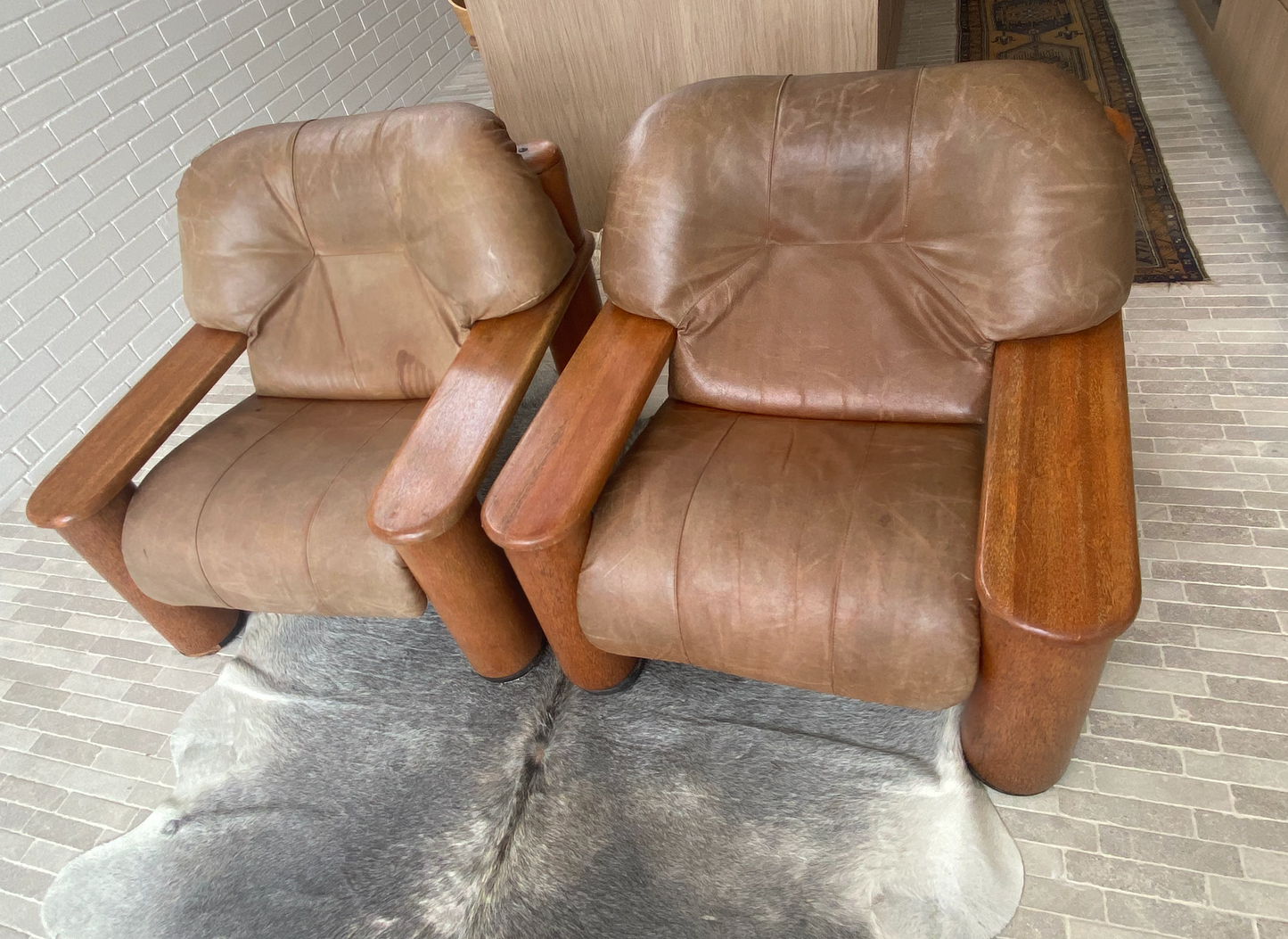 On Hold - Pacific Green ‘Hacienda’ Armchairs (pair)