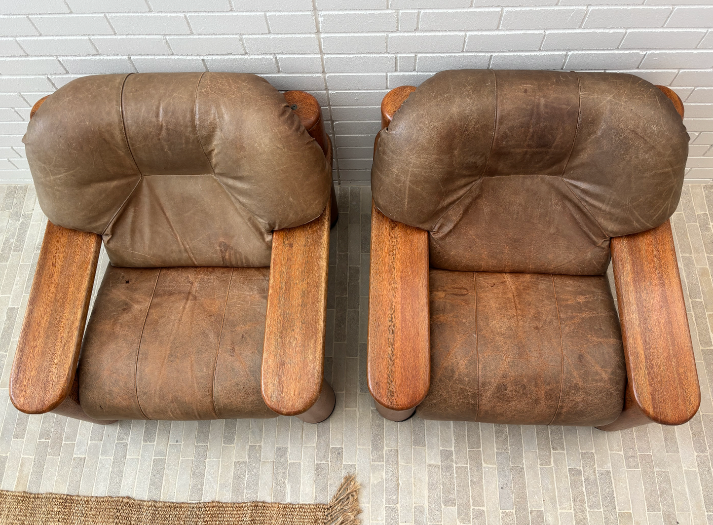 On Hold - Pacific Green ‘Hacienda’ Armchairs (pair)