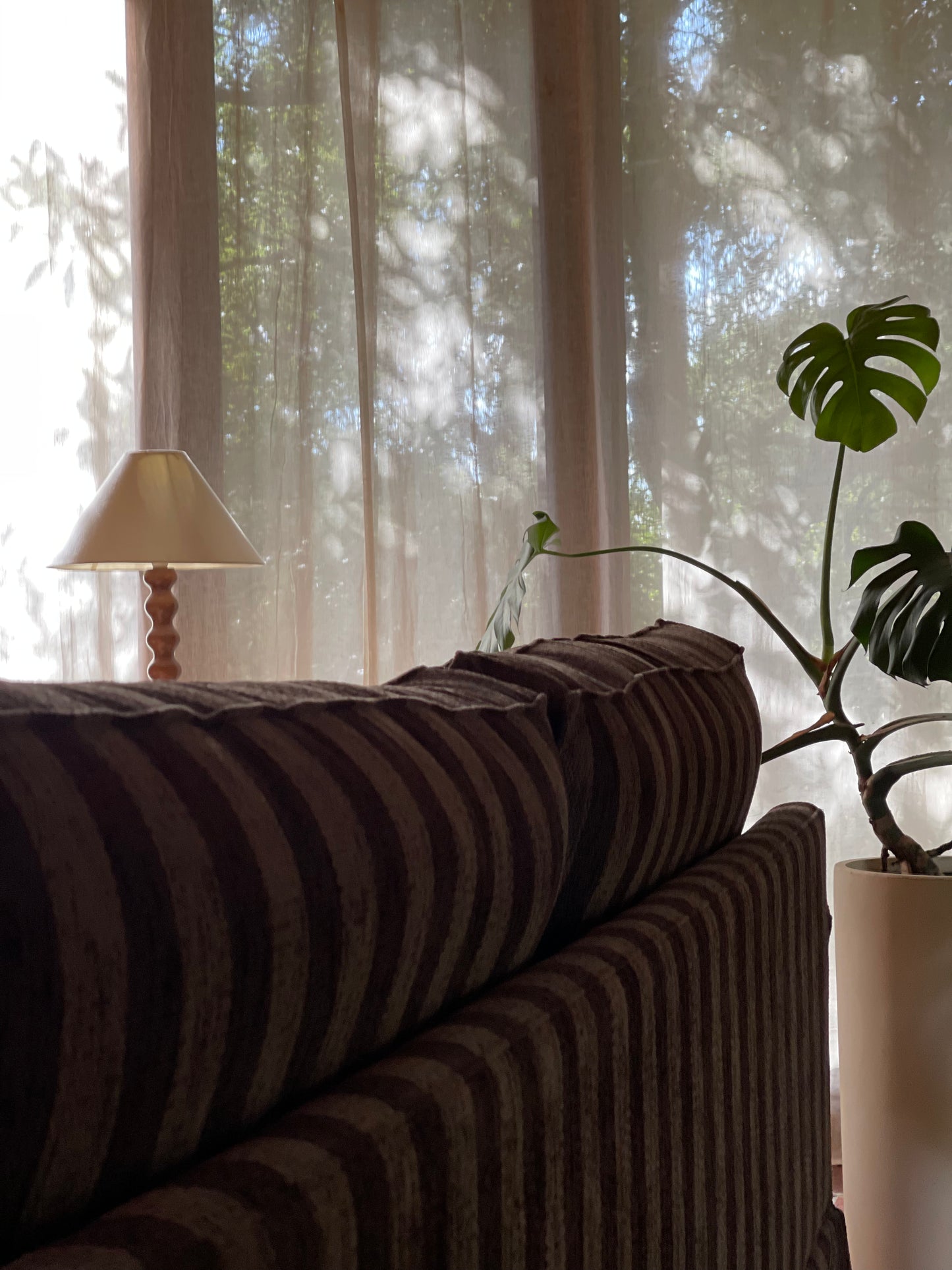 Thick Striped Sofa