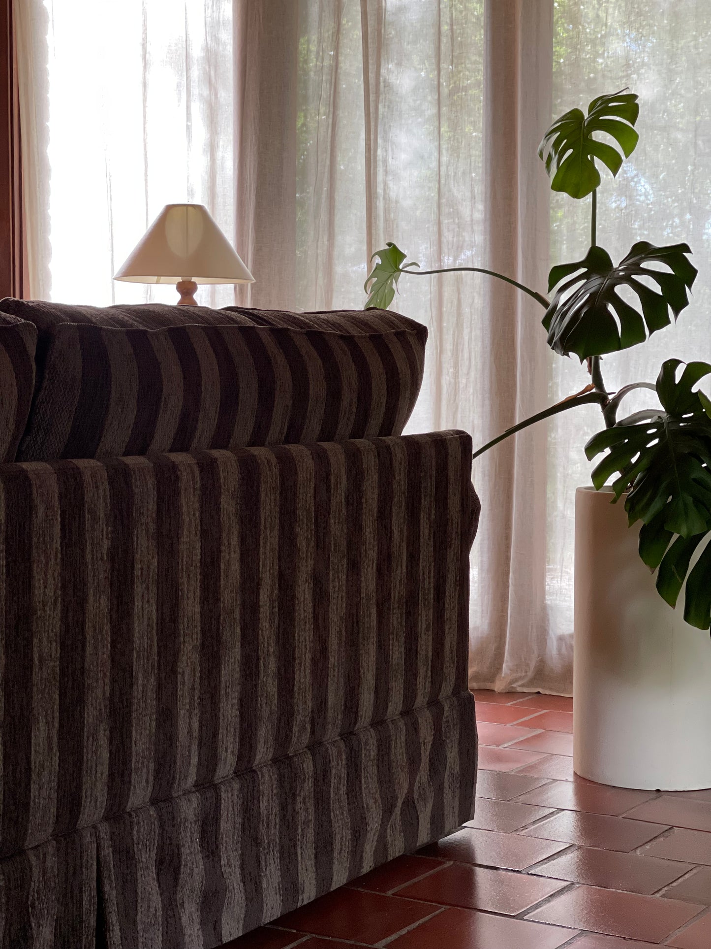 Thick Striped Sofa
