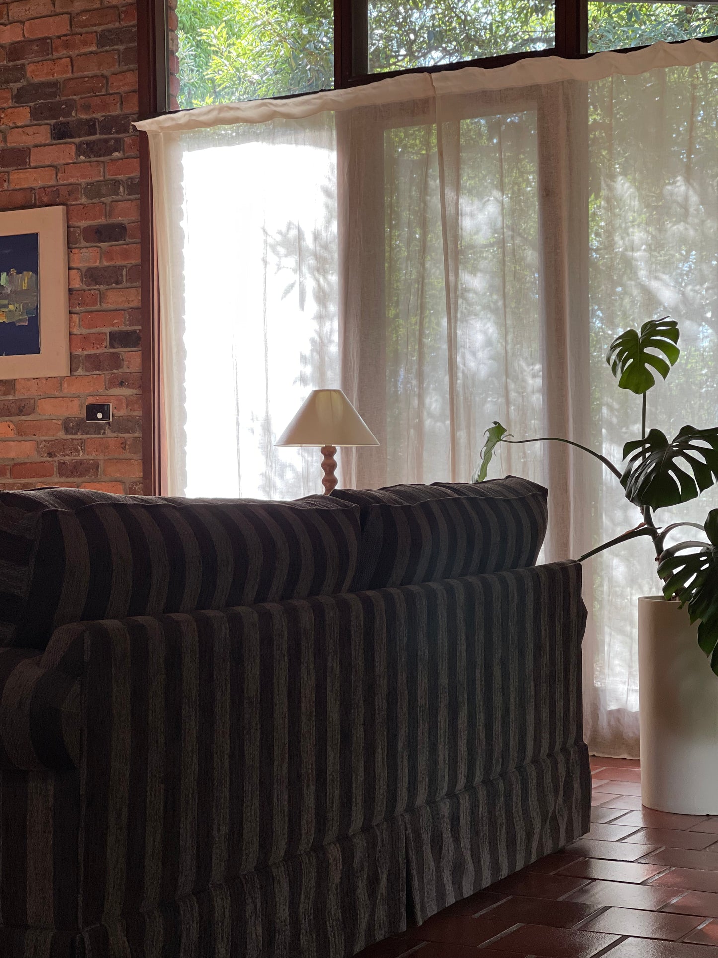 Thick Striped Sofa