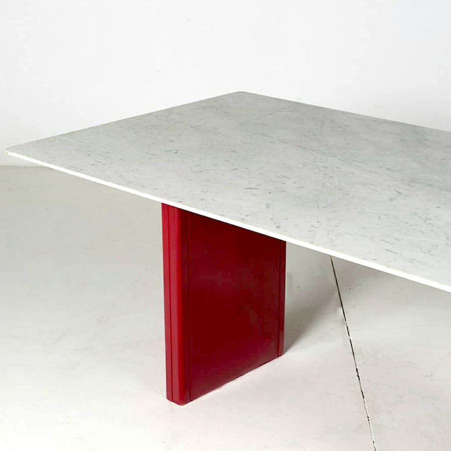 Italian Carrara Marble Dining Table