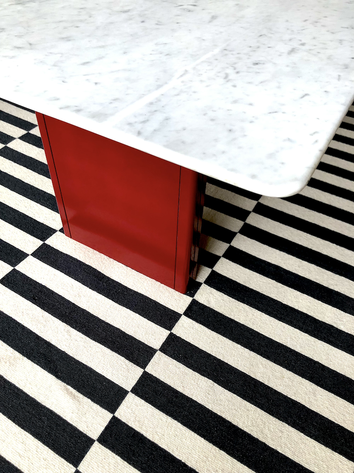 Italian Carrara Marble Dining Table