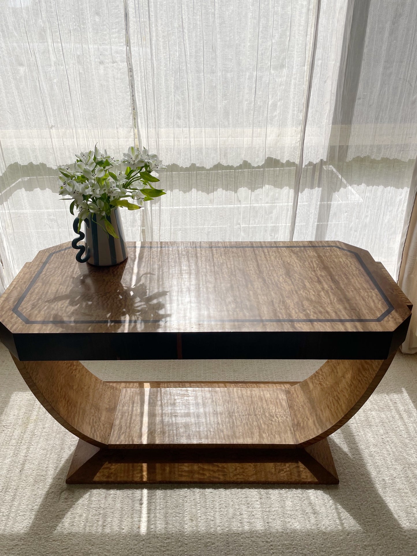 Art Deco Burl Table