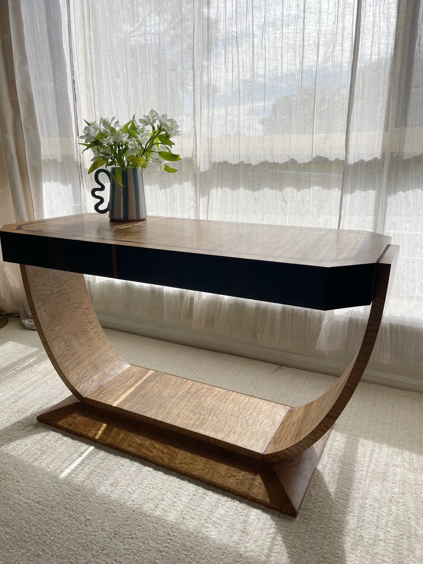 Art Deco Burl Table