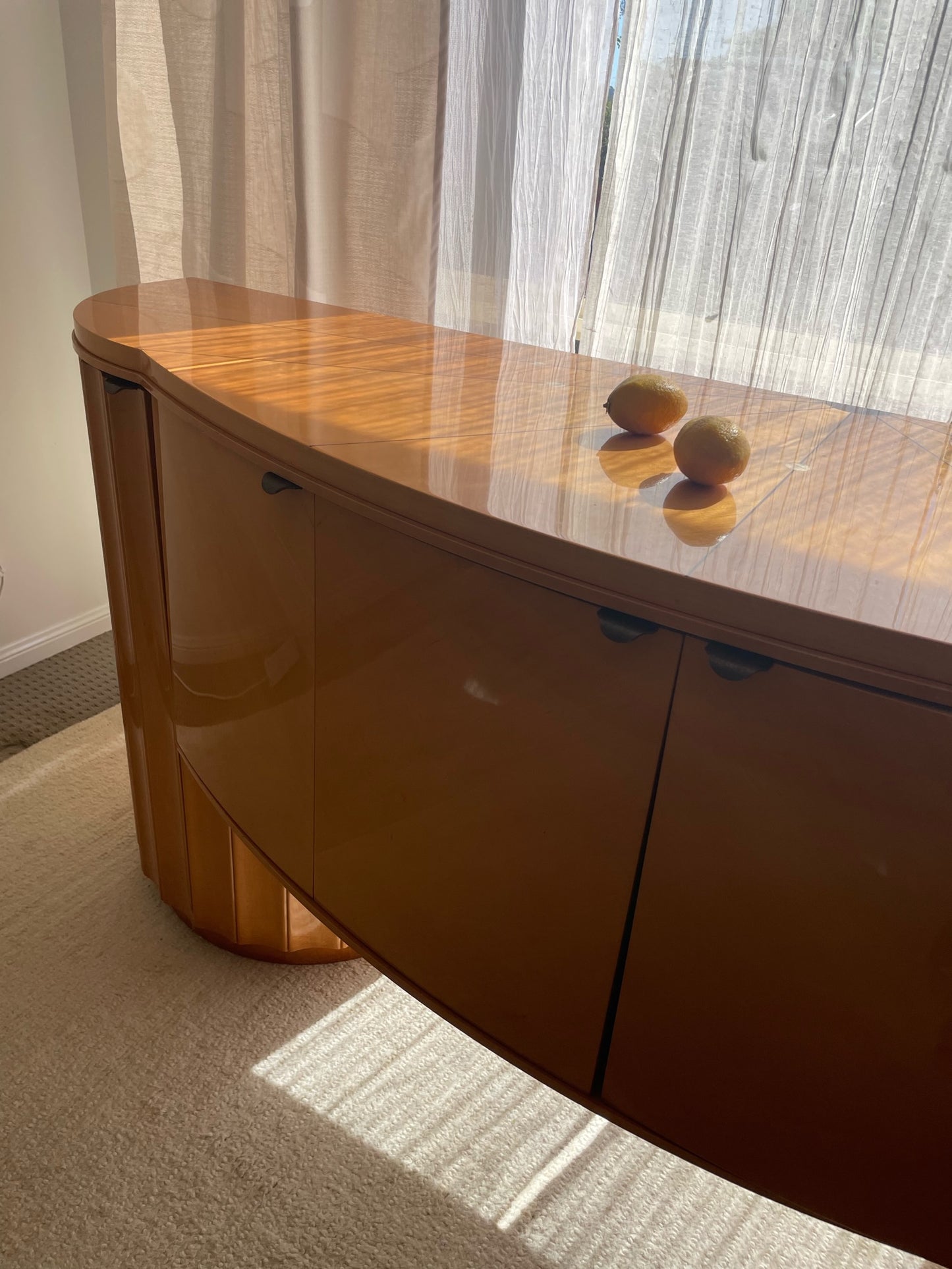 - Curved Art Deco Sideboard