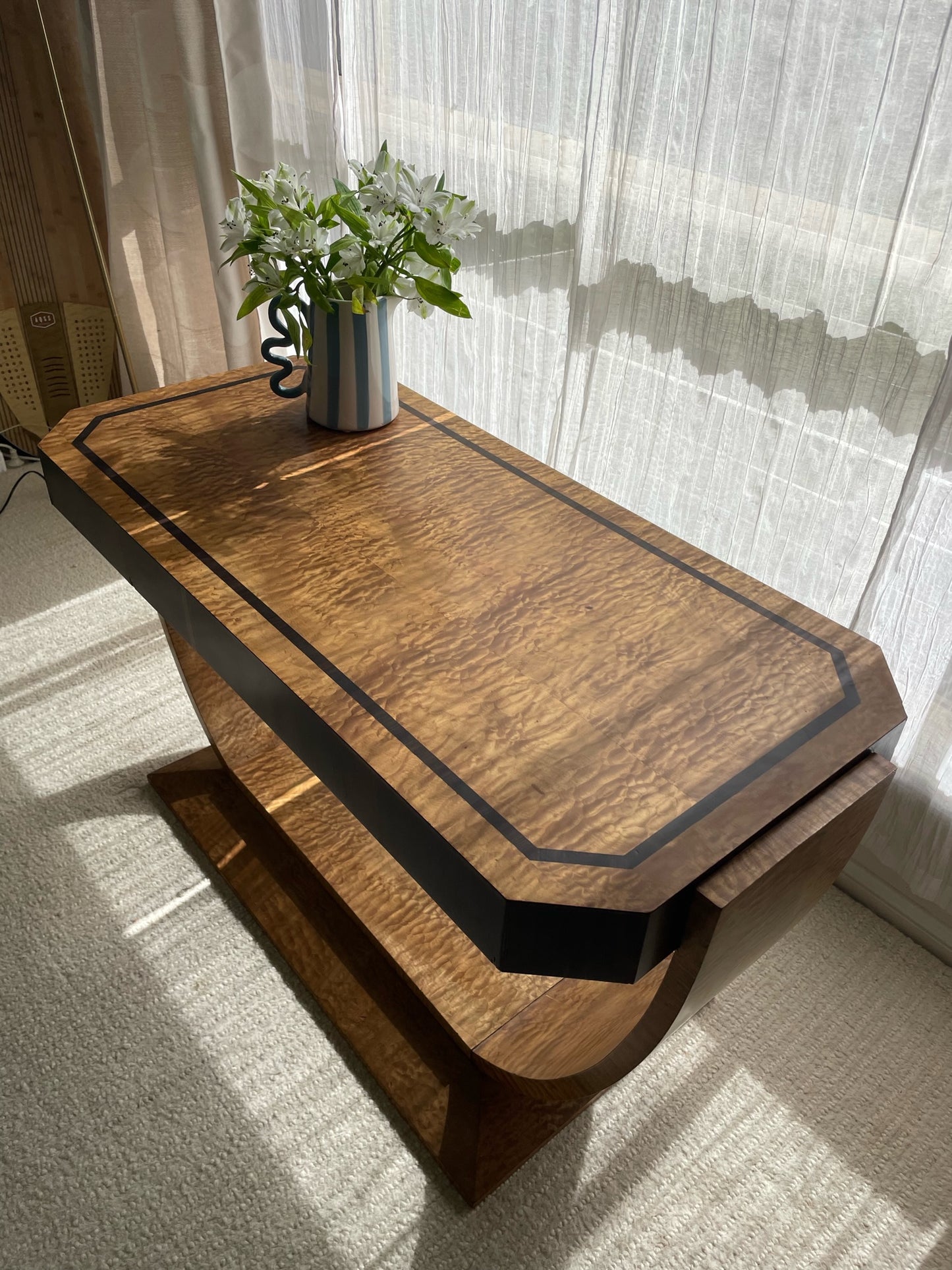 Art Deco Burl Table