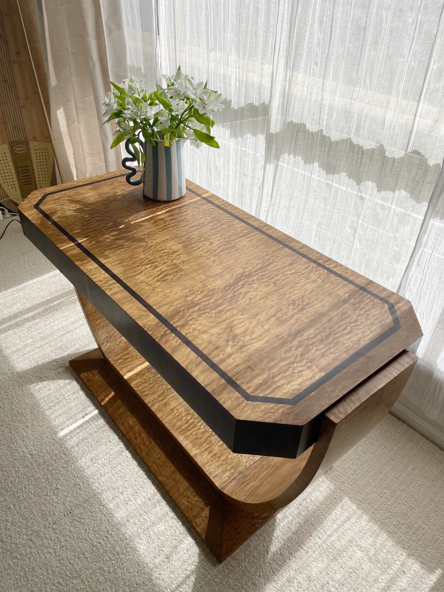 Art Deco Burl Table