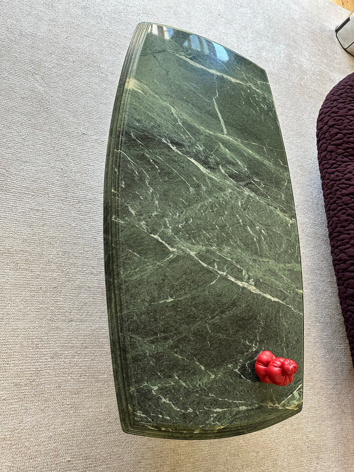 Vintage Green Marble Coffee Table