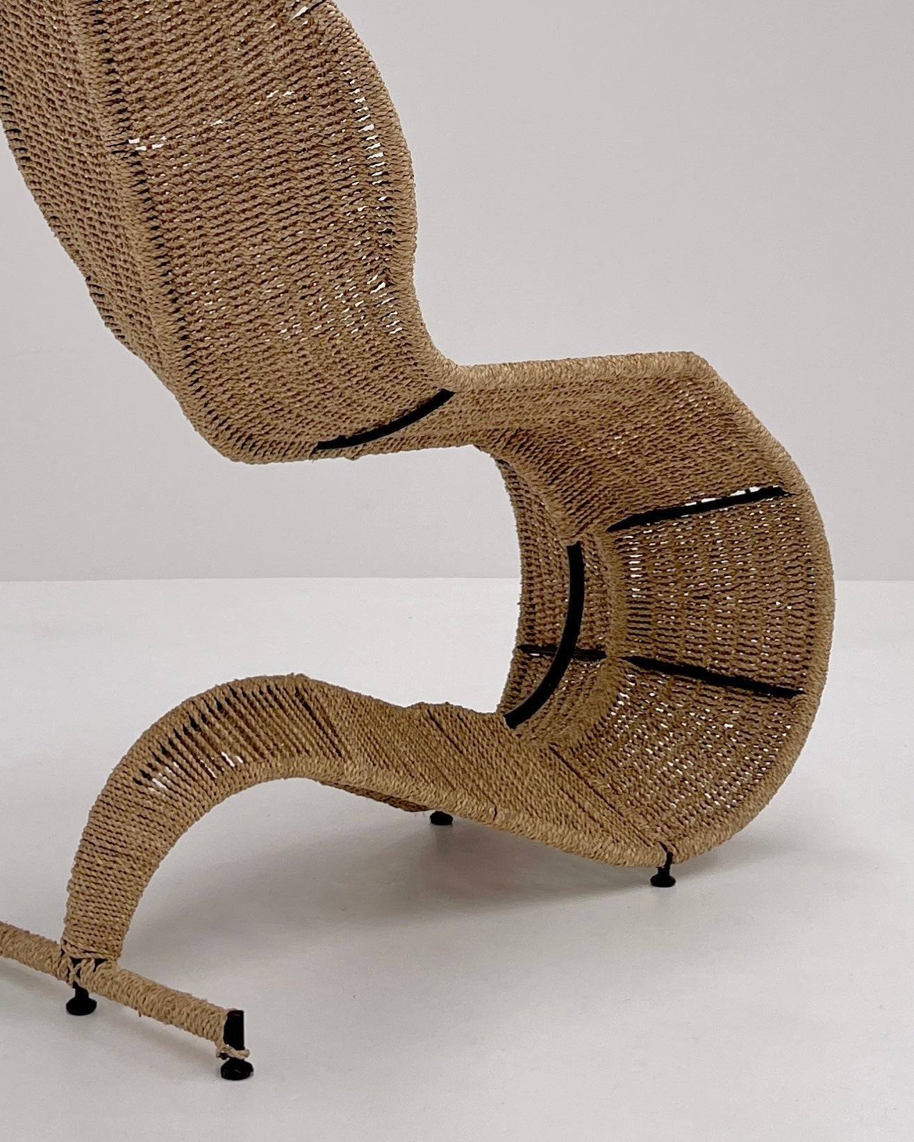 Tom Dixon “Bolide” Woven Seagrass Chair