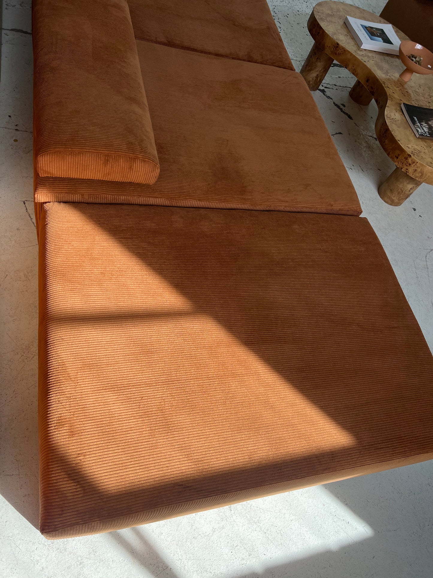 ON HOLD - Bespoke Large Corduroy Modular Sofa
