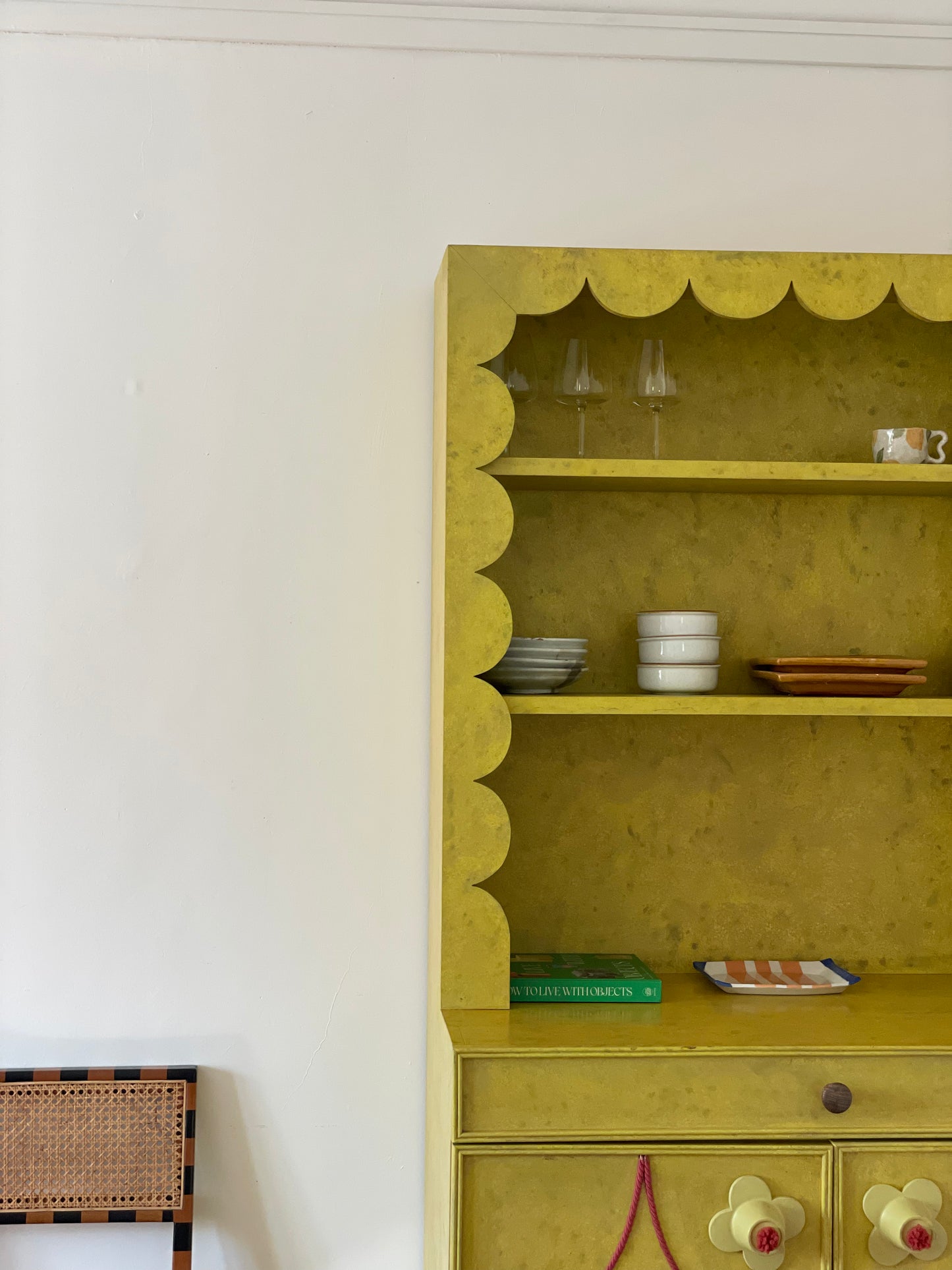 - Scalloped Vintage Cupboard