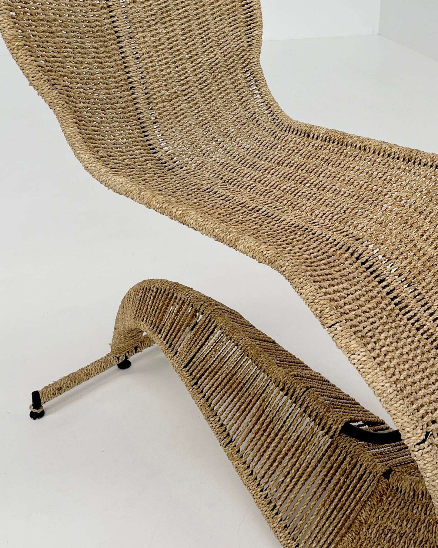 Tom Dixon “Bolide” Woven Seagrass Chair