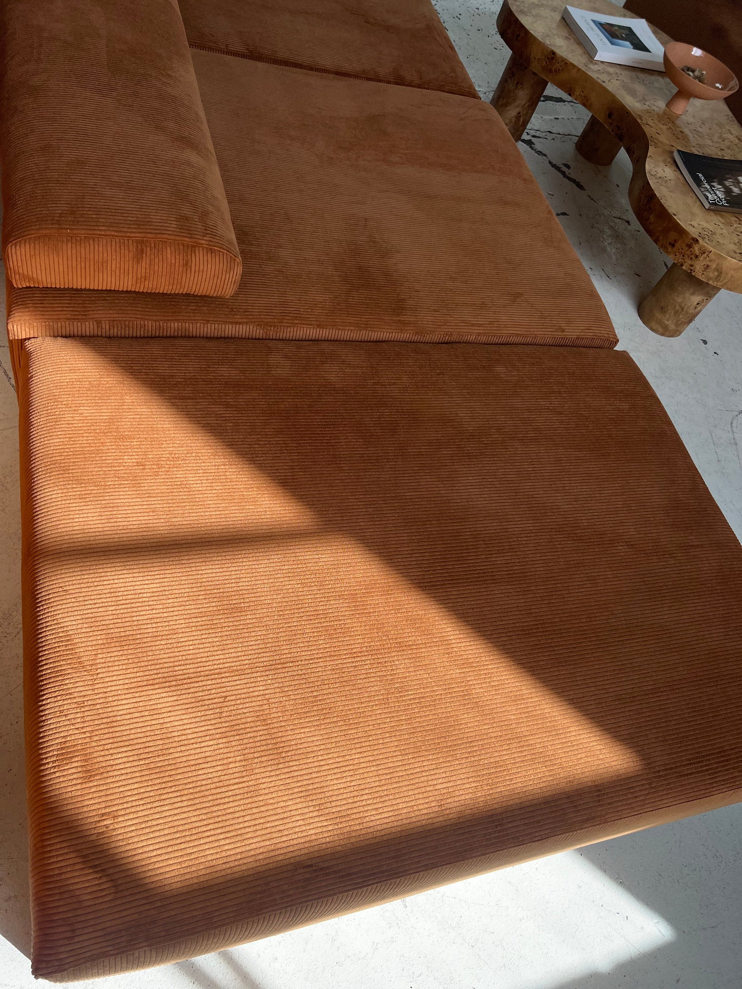 ON HOLD - Bespoke Large Corduroy Modular Sofa
