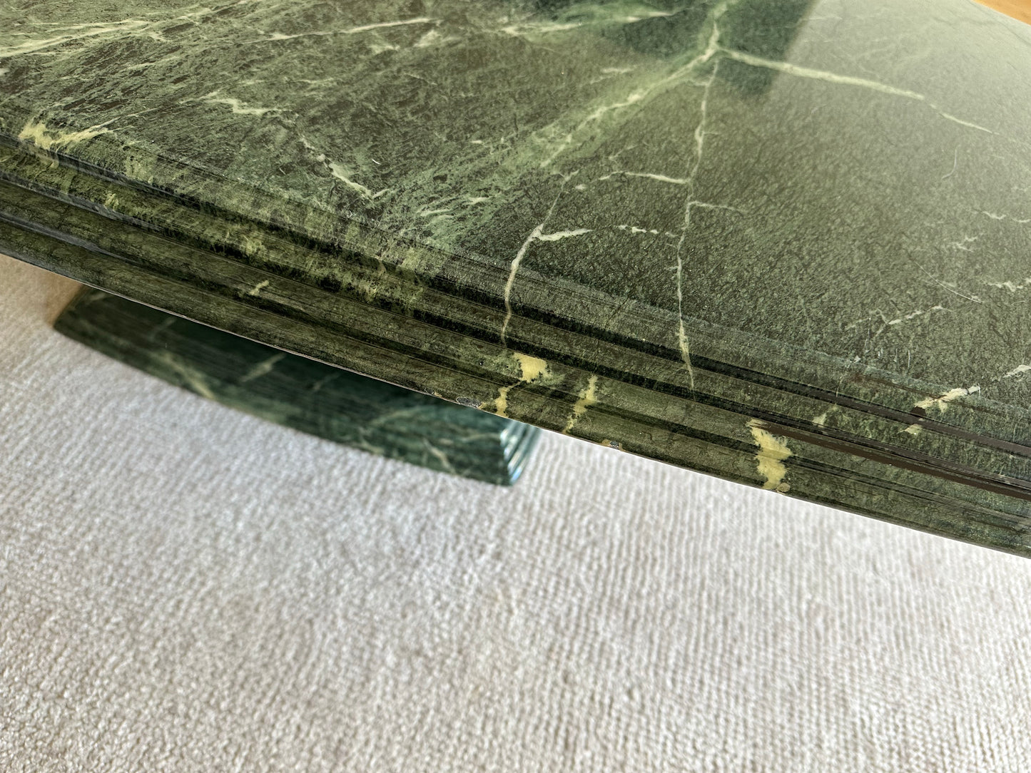 Vintage Green Marble Coffee Table