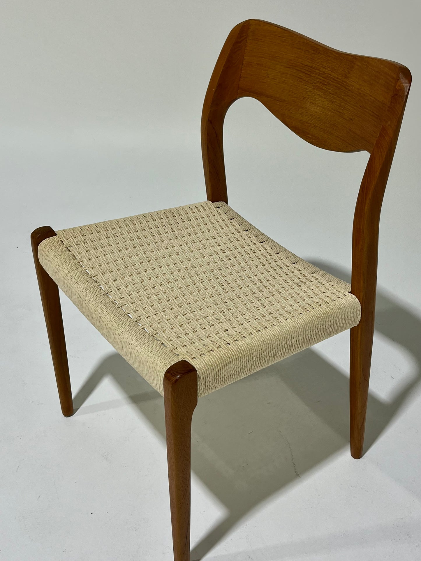 - Set of Six Danish Niels Moller #71 Dining Chairs