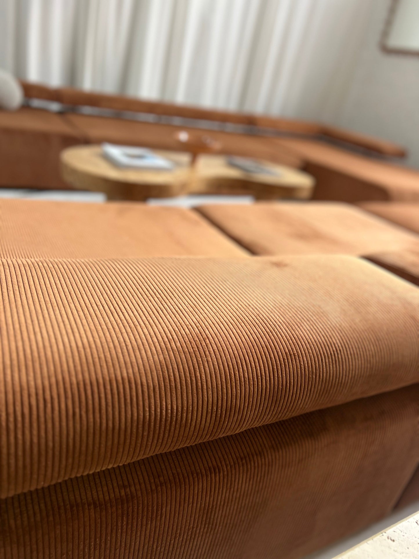 ON HOLD - Bespoke Large Corduroy Modular Sofa