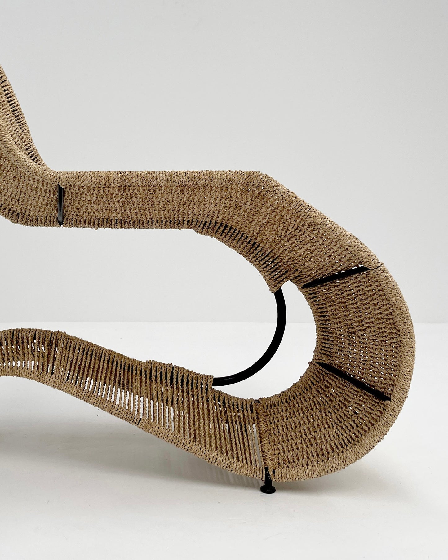 Tom Dixon “Bolide” Woven Seagrass Chair