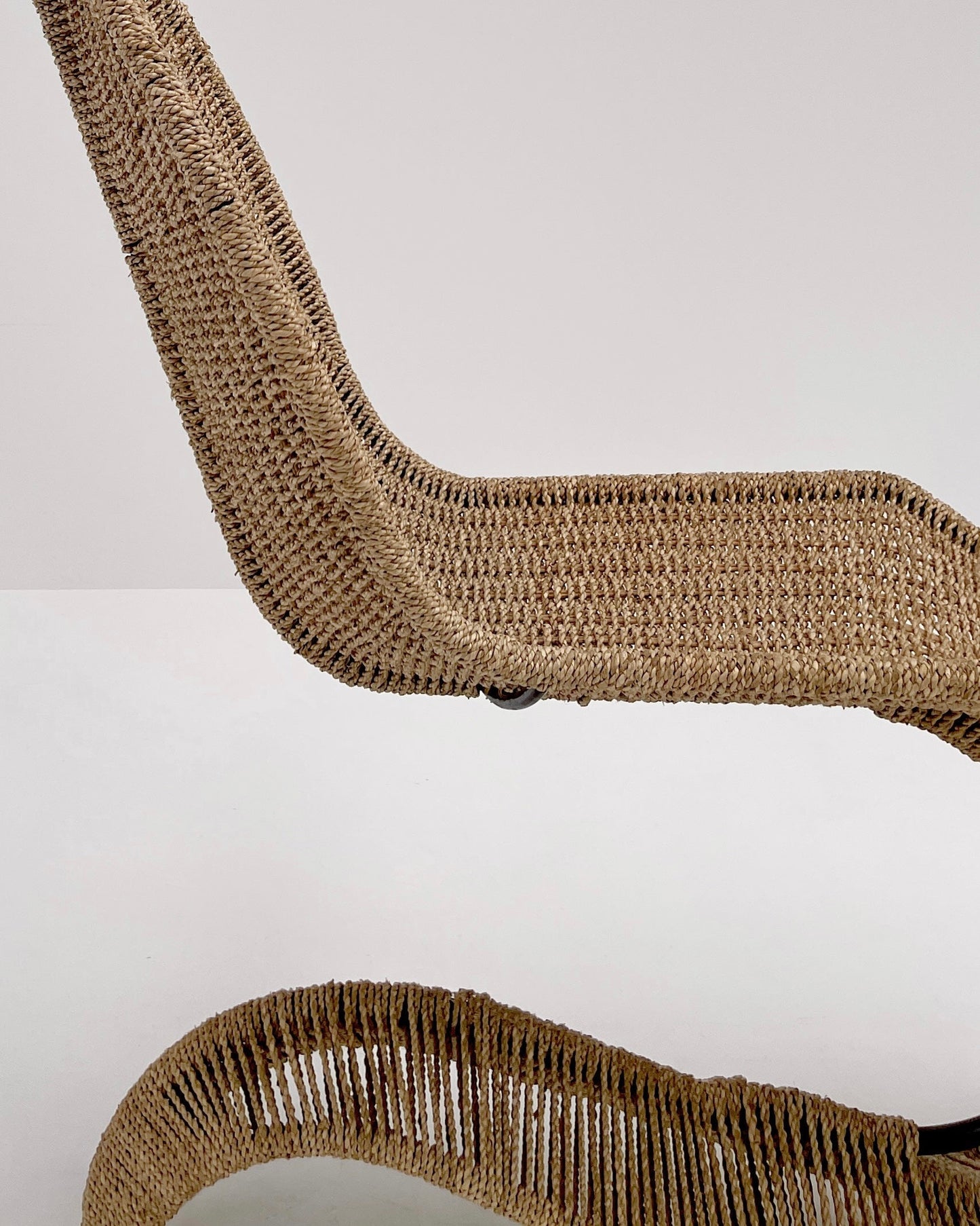Tom Dixon “Bolide” Woven Seagrass Chair