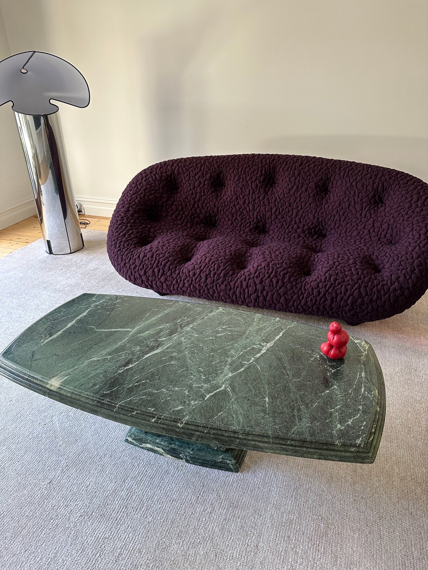 Vintage Green Marble Coffee Table