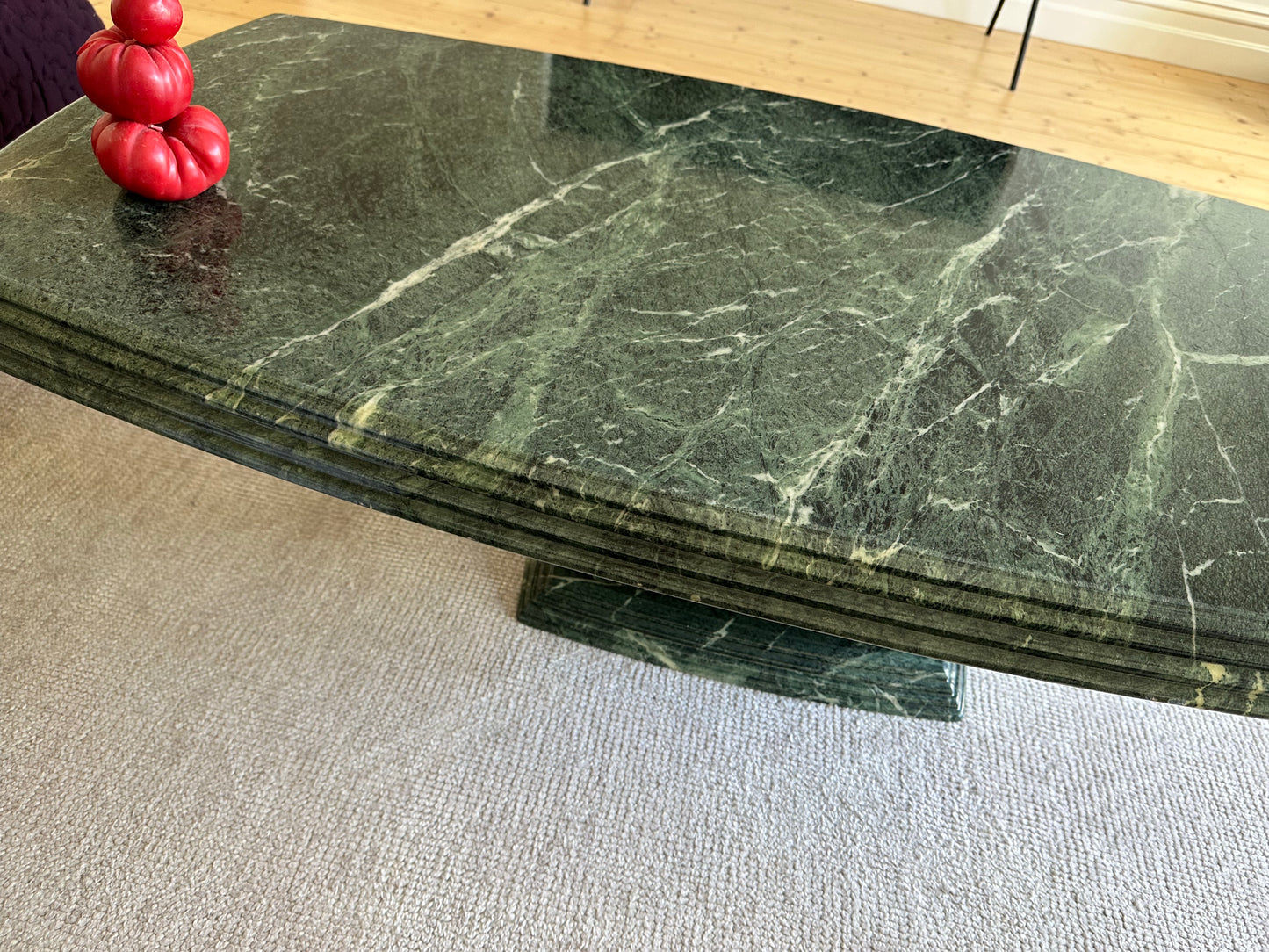 Vintage Green Marble Coffee Table