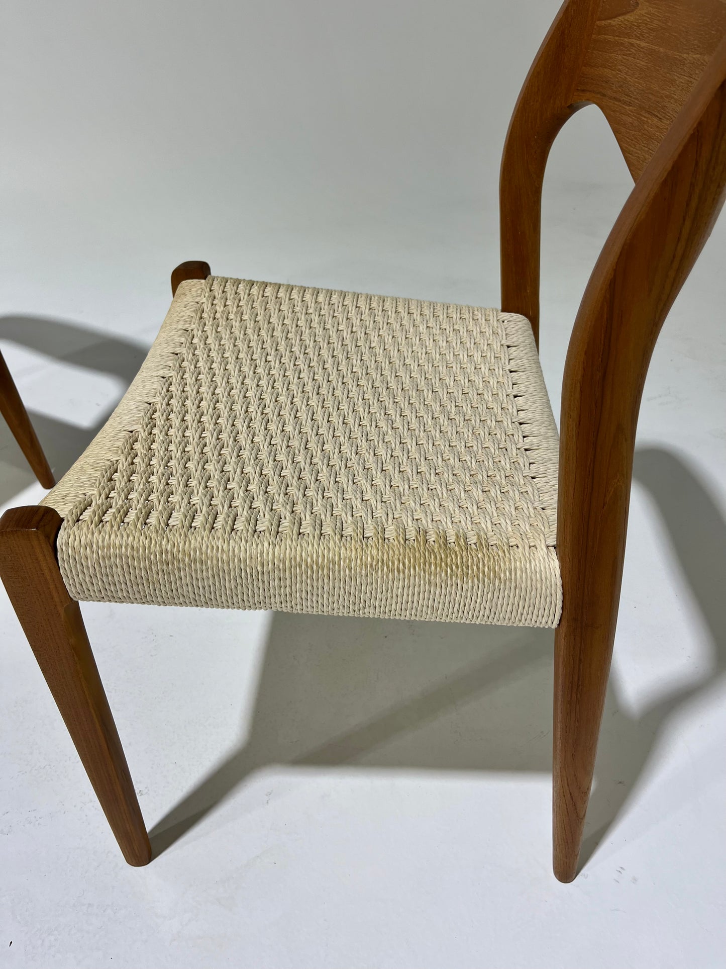 - Set of Six Danish Niels Moller #71 Dining Chairs