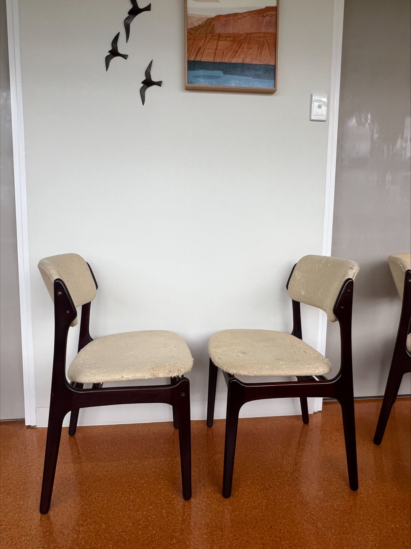 Model 49 dining chairs by Erik Buch for O.D Mobler - Six Available