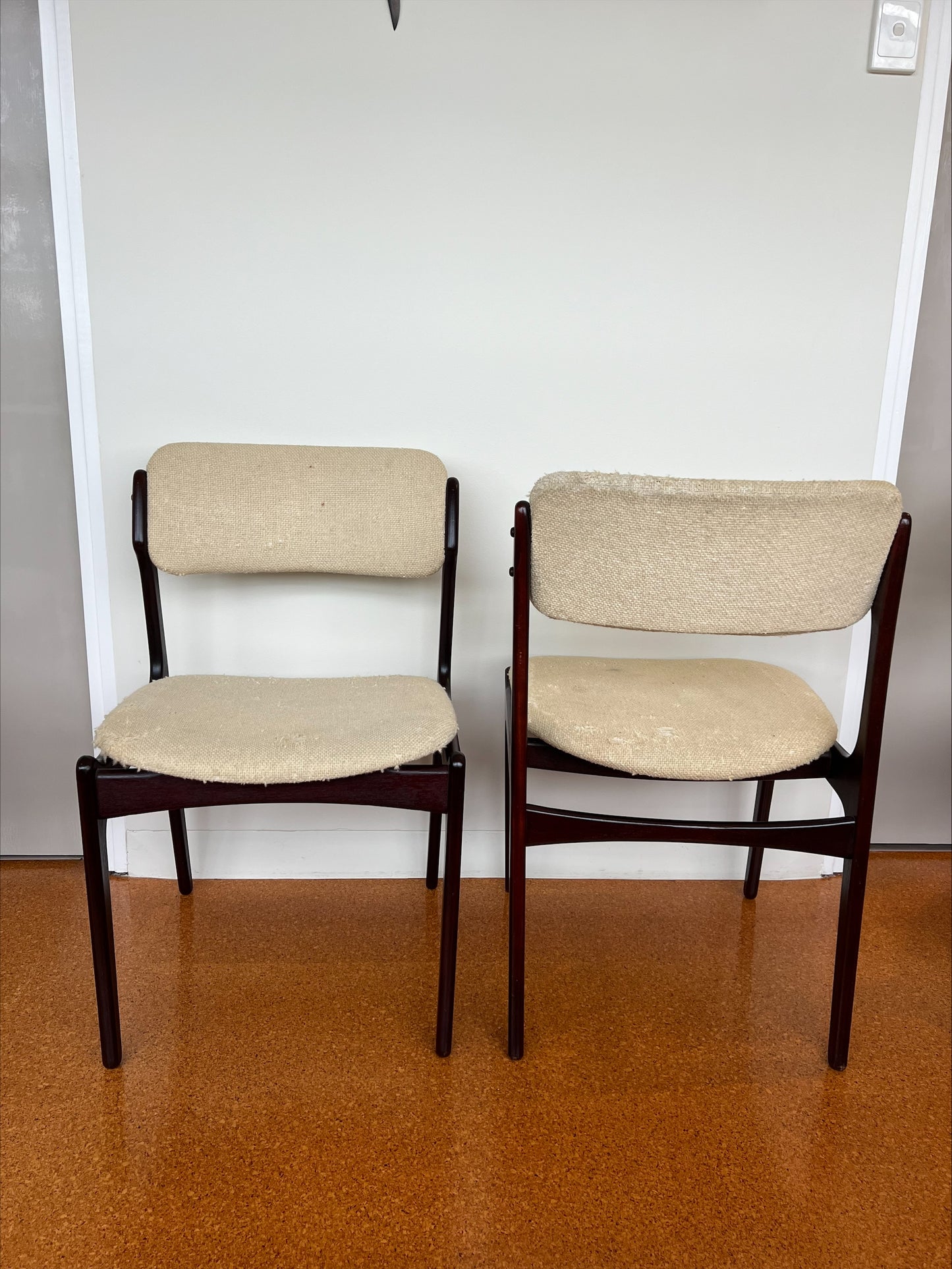 Model 49 dining chairs by Erik Buch for O.D Mobler - Six Available