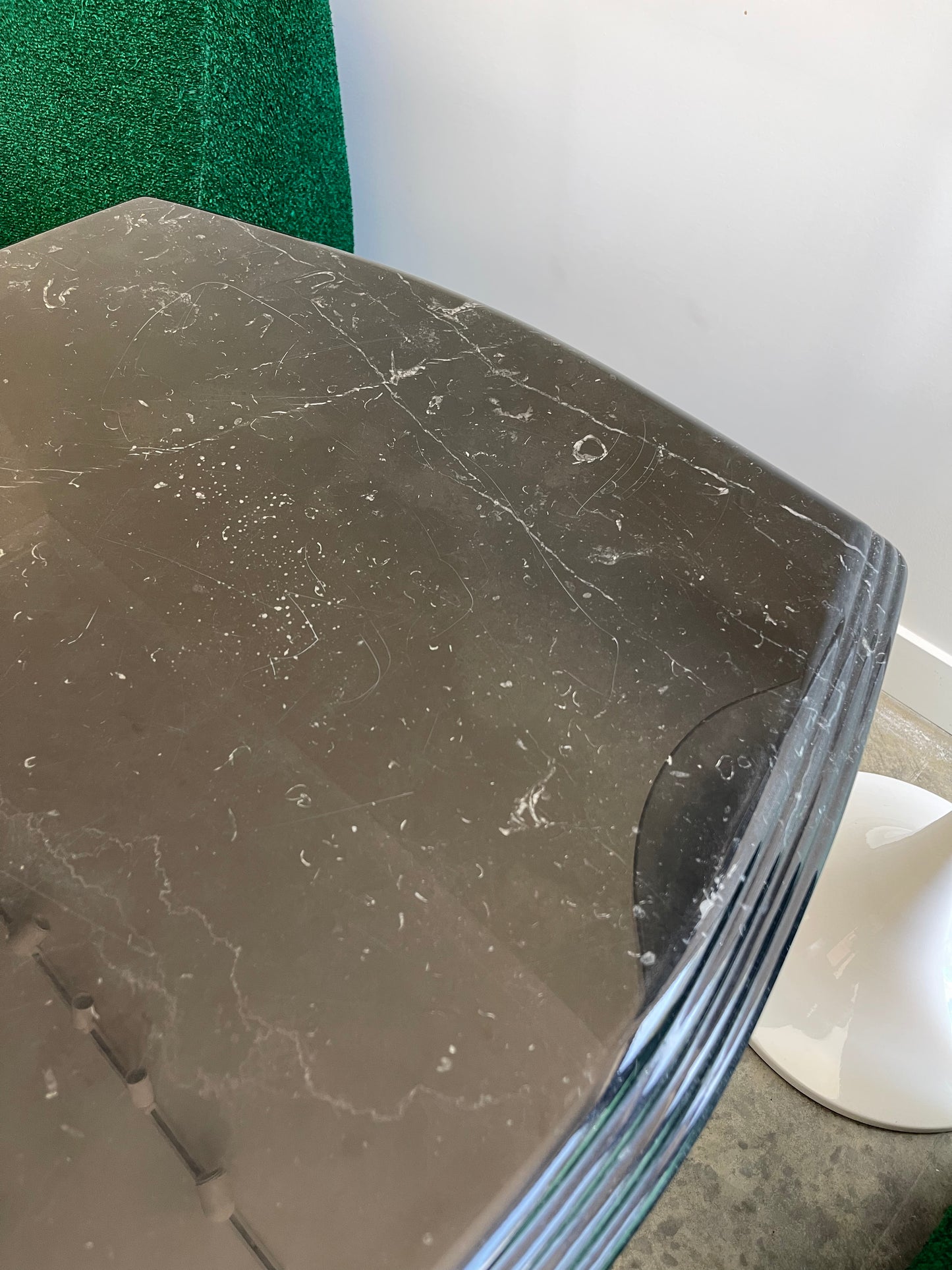 - Black Marble Side Table