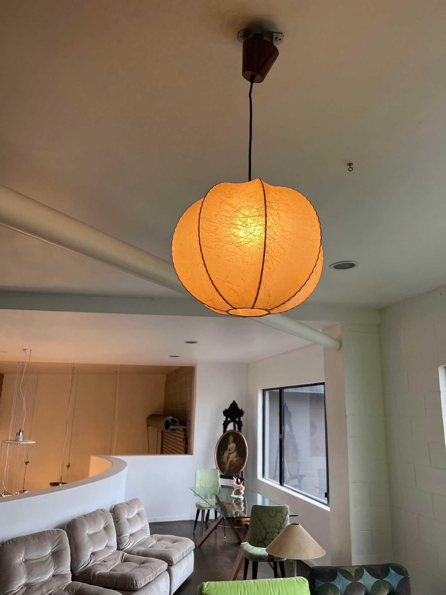 - Cocoon Pendant by Achille and pier Giacomo Castiglioni, 1960