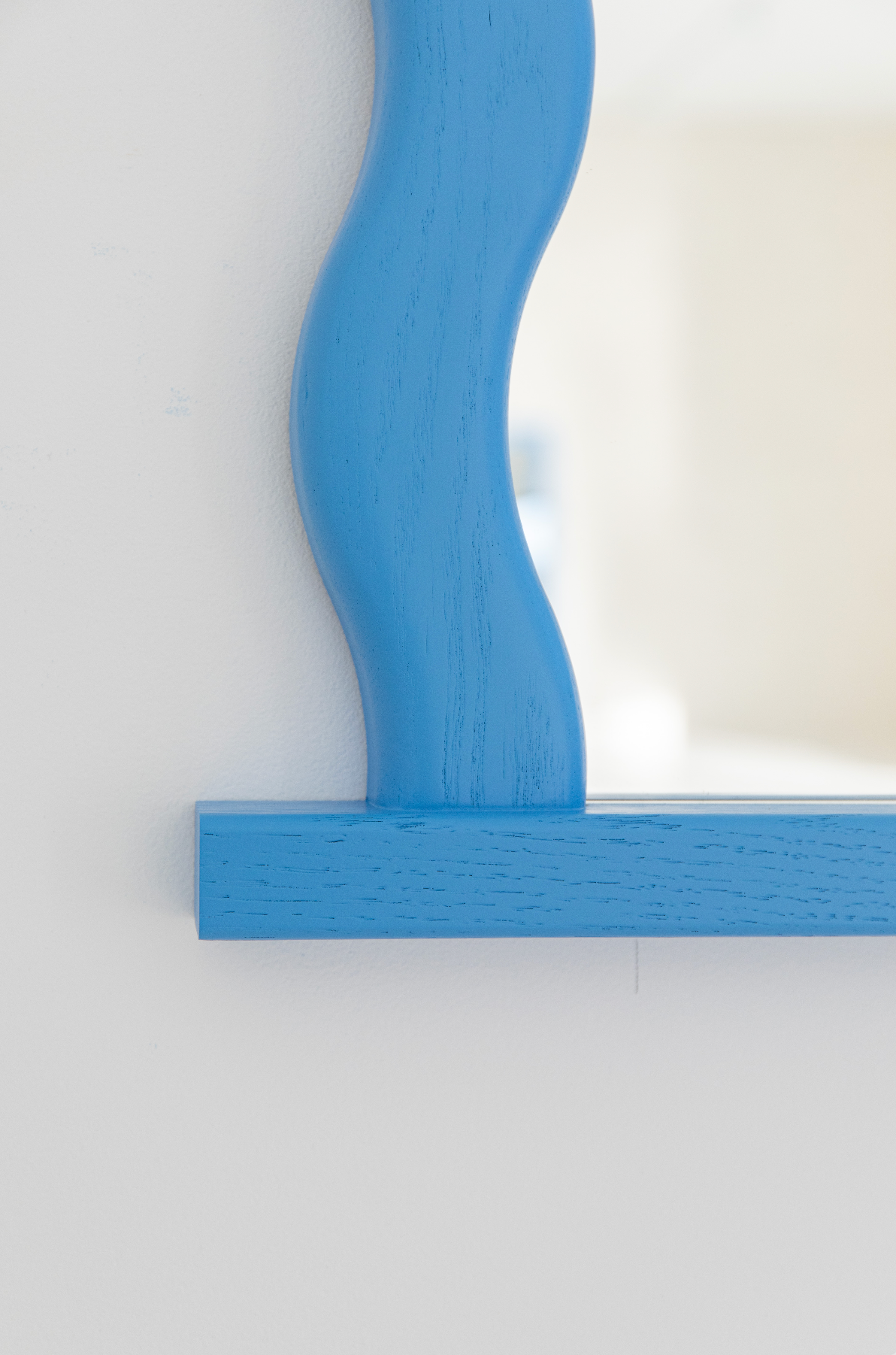 Knot Studio Wavy Wall Mirror COBALT BLUE