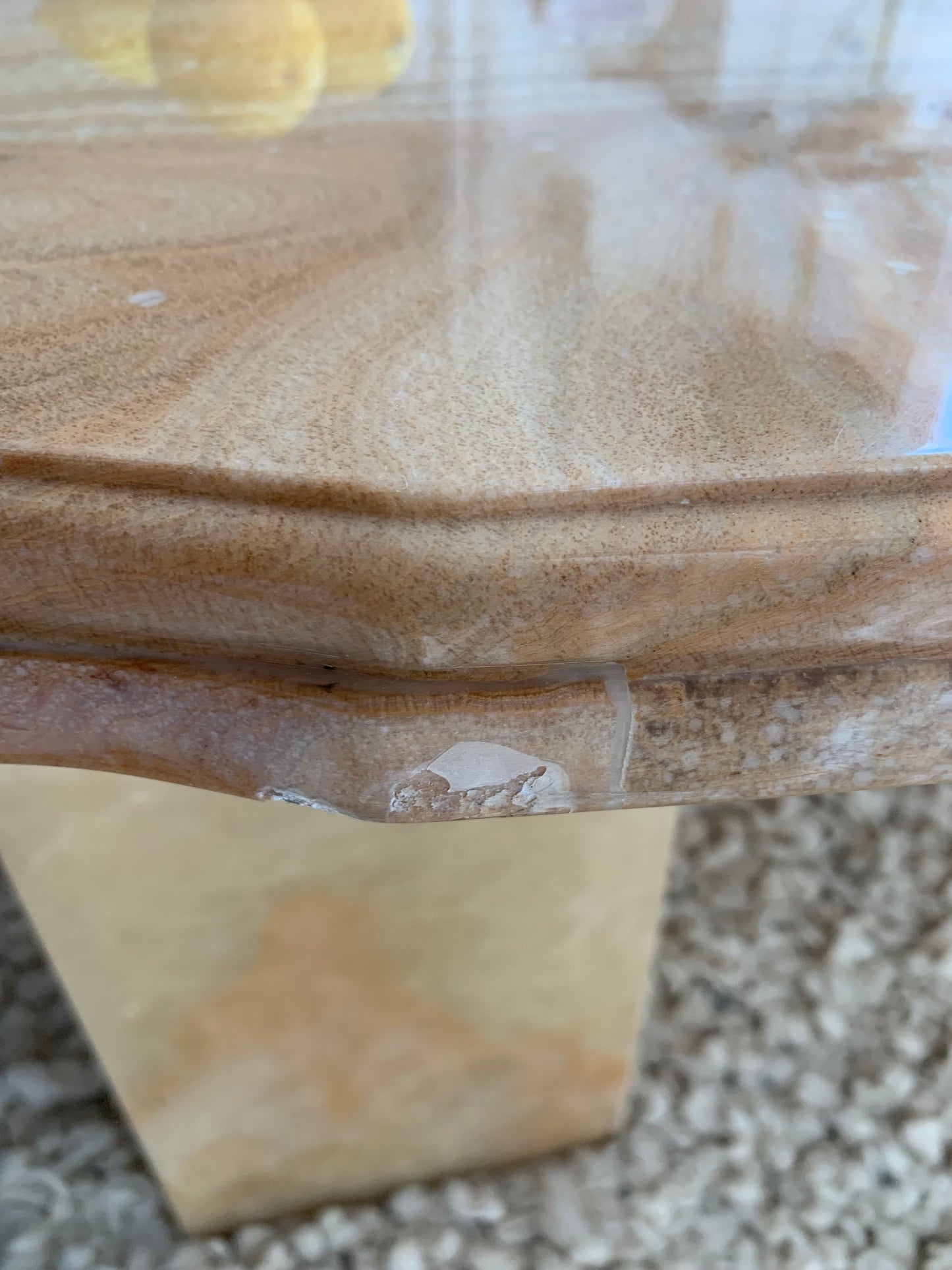 Vintage Solid Onyx Coffee Table