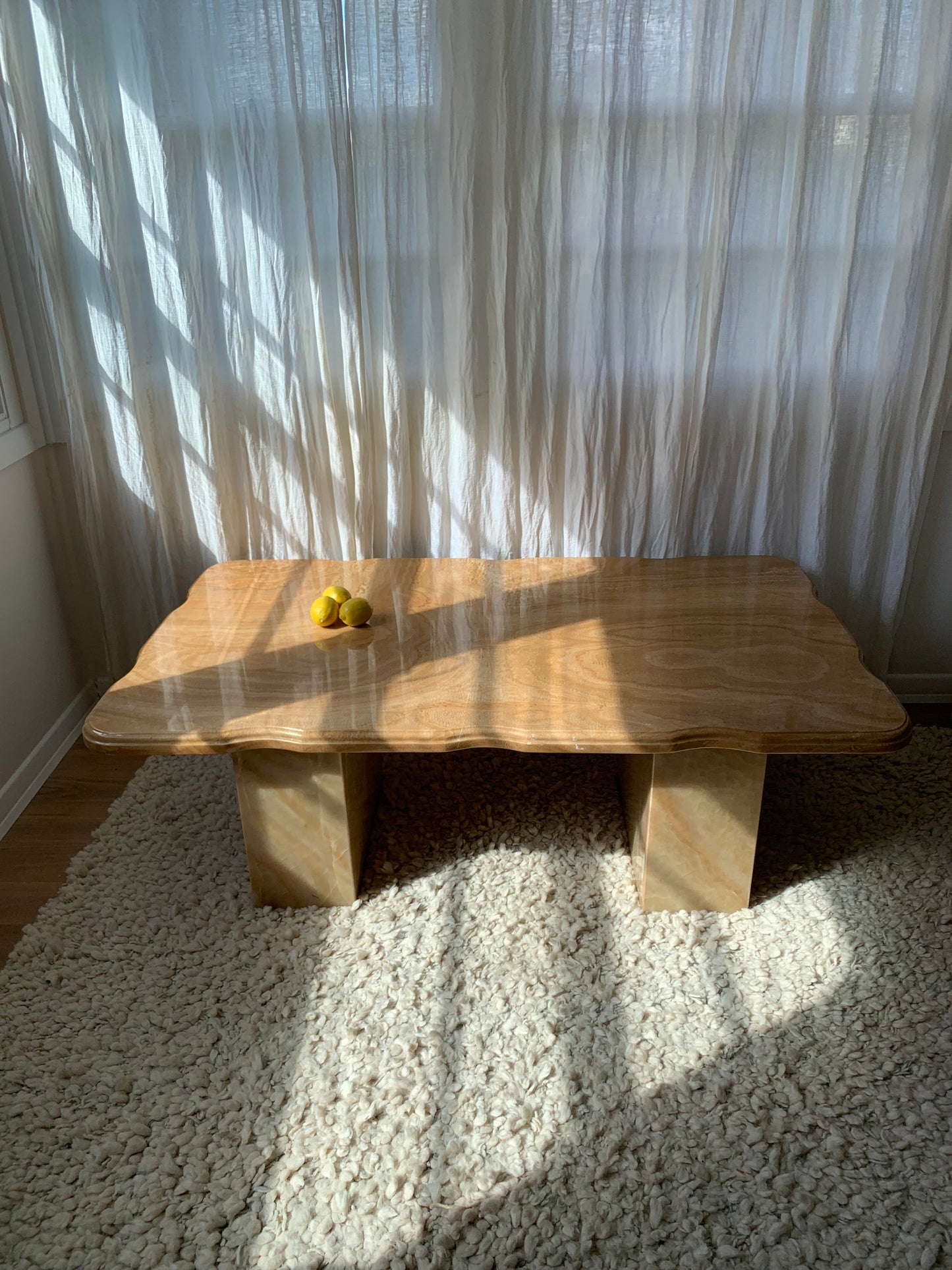 Vintage Solid Onyx Coffee Table