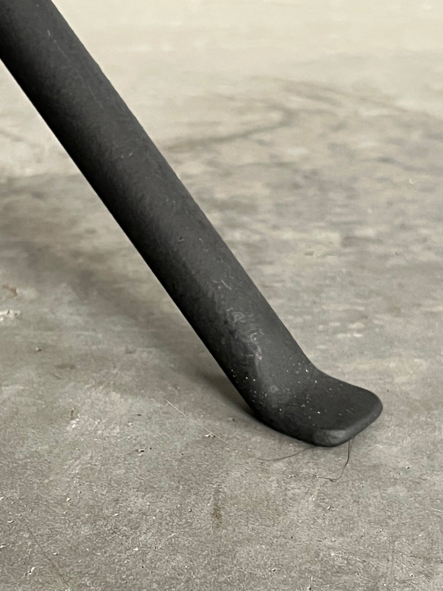 Vintage Italian Wrought Iron & Granite Tripod Side Table - Two Available