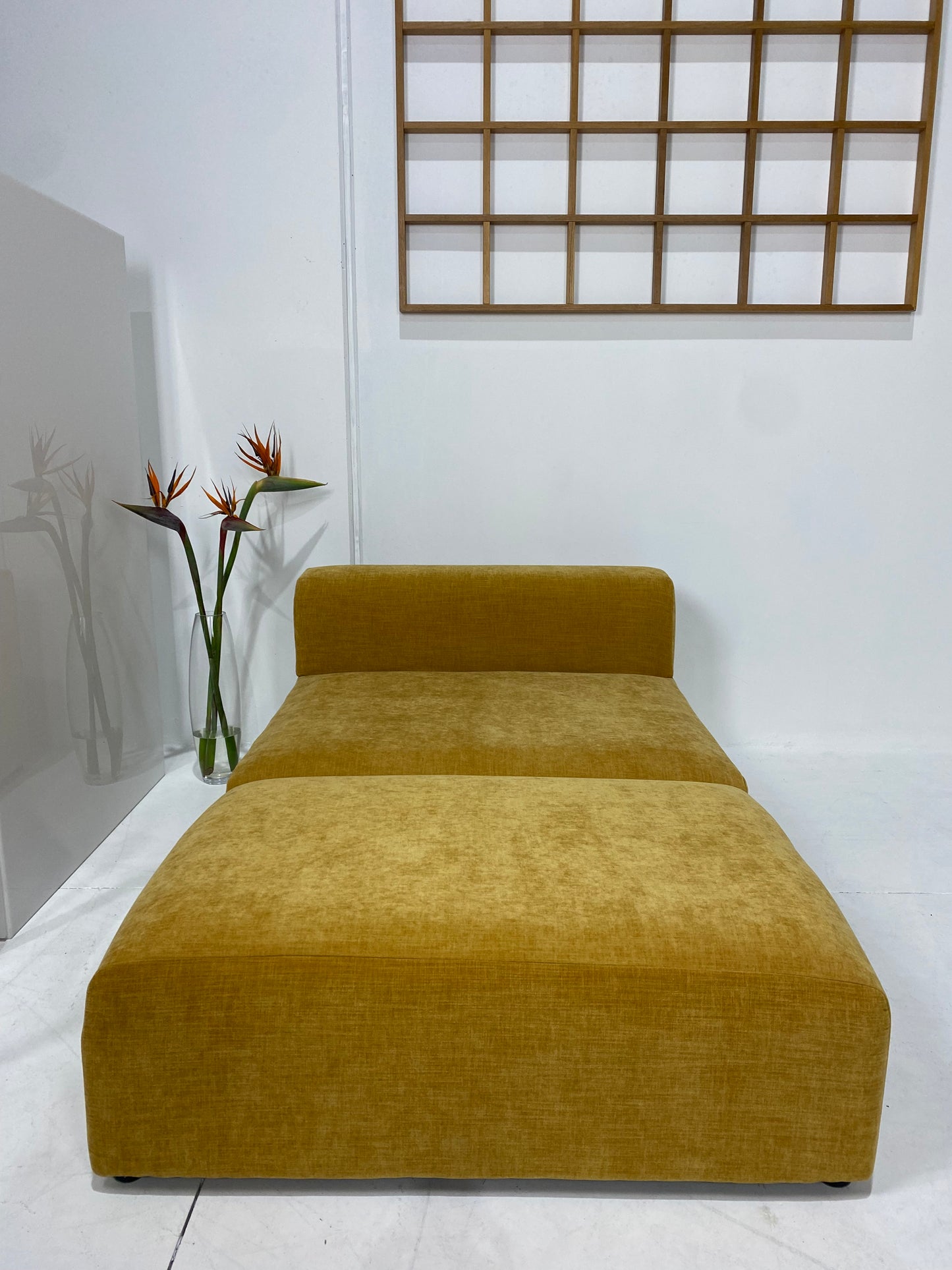 - Six Piece Mustard Modular Sofa