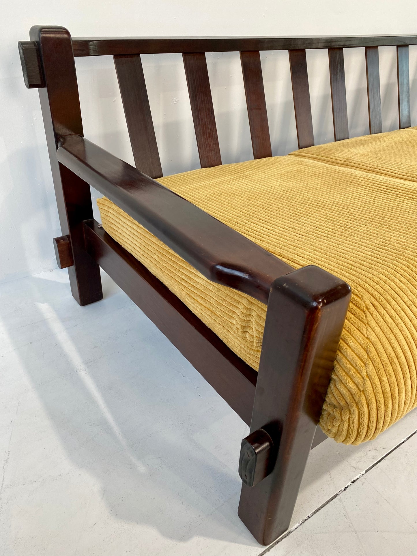 - Corduroy Three-Seater Sofa