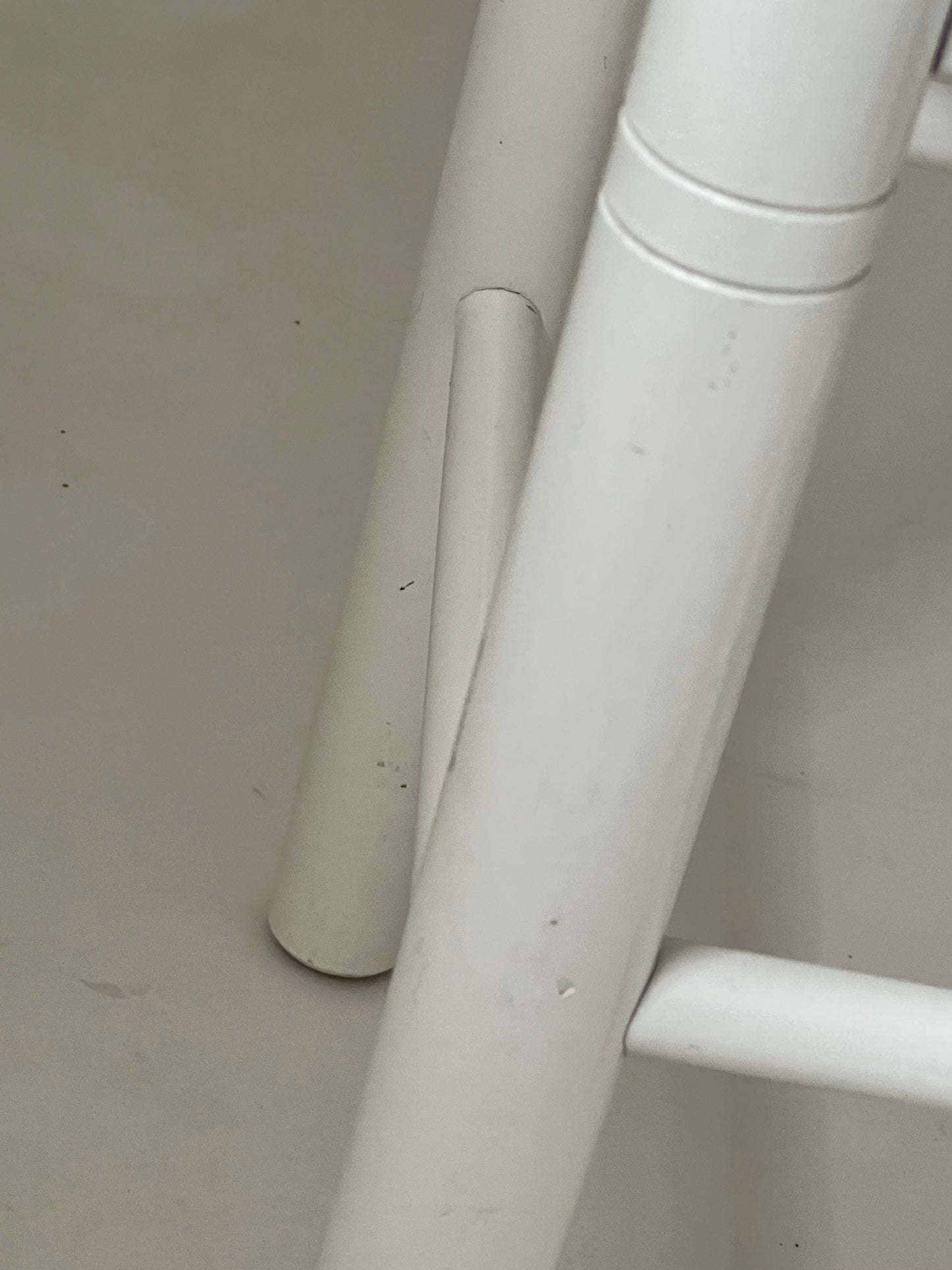 - White Rush Stool - Two Available