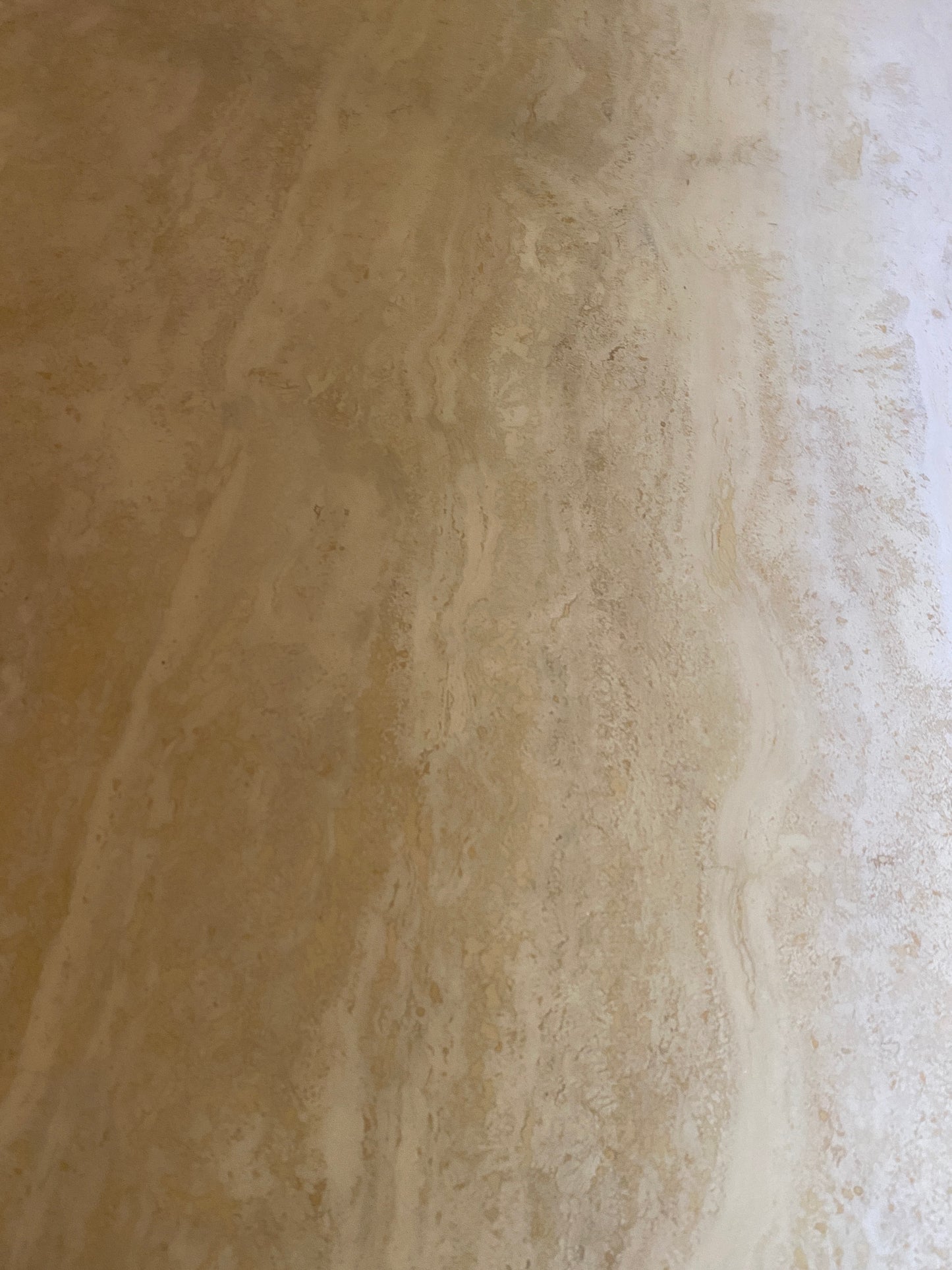 - Polished Travertine Dining Table