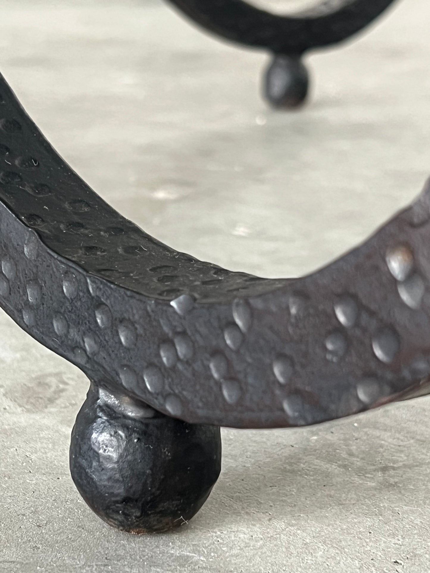 Italian Wrought Iron & Glass Dining Table by Casa Padrino