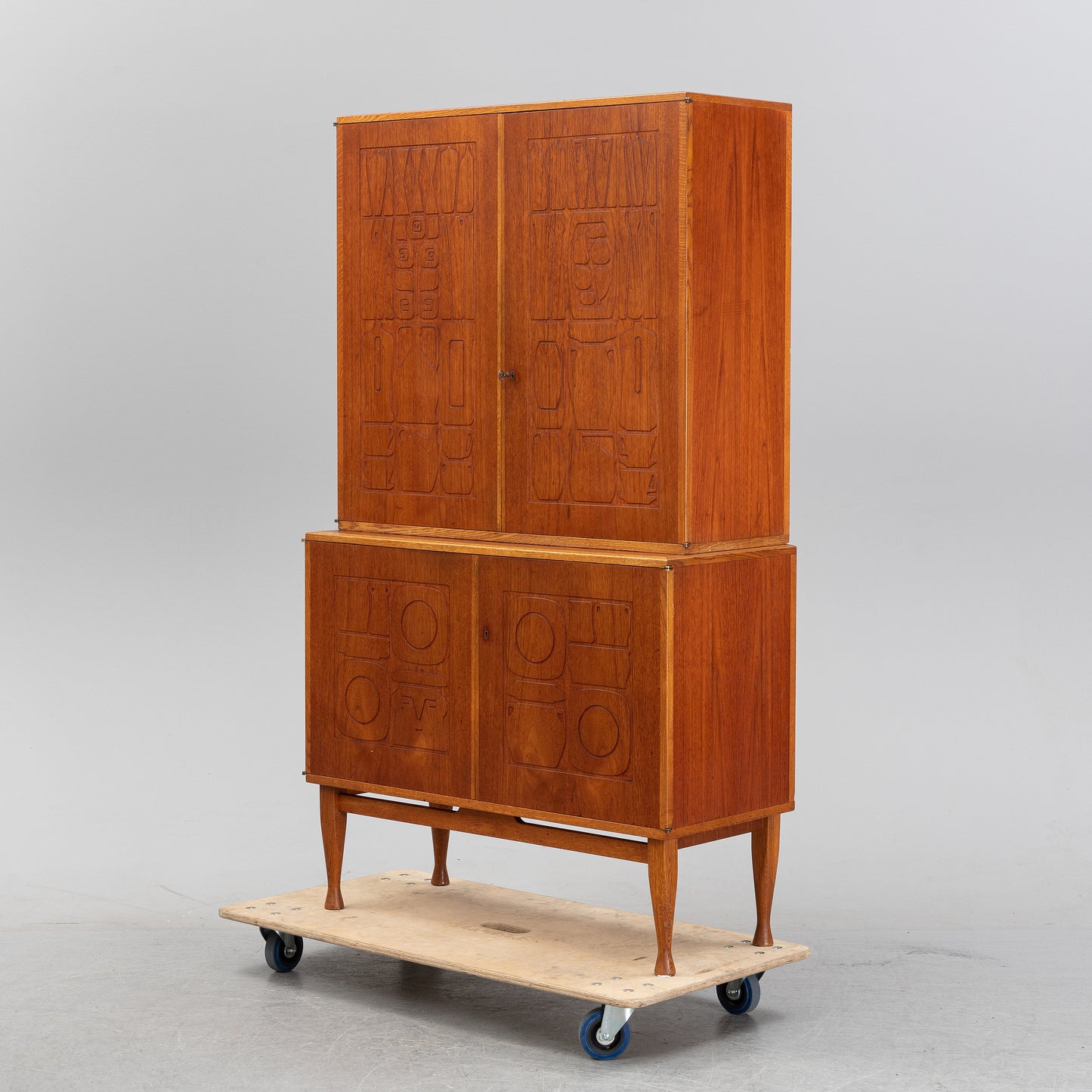 Yngve Ekström Krus Teak Cabinet