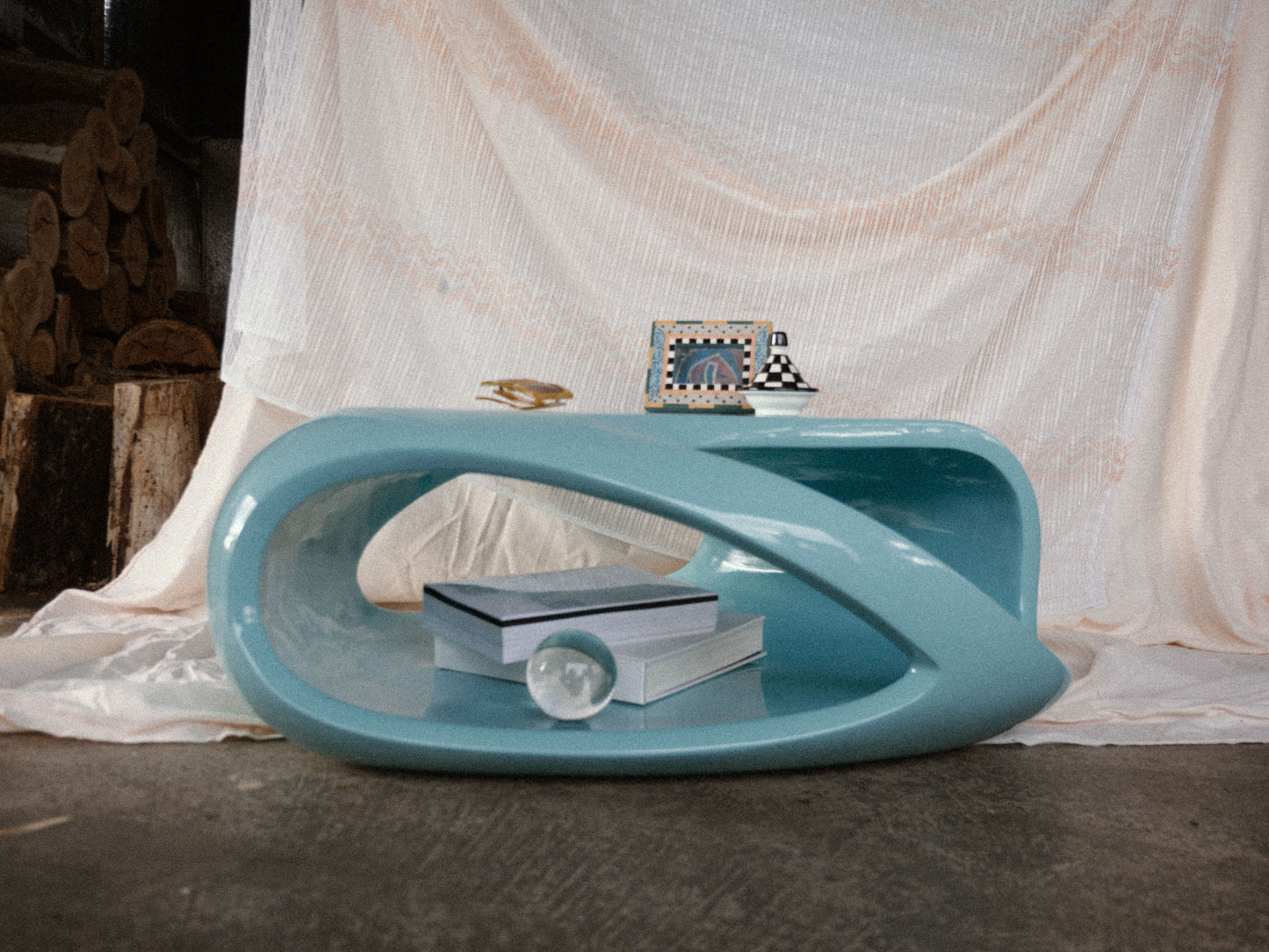 - Unique Blue Table