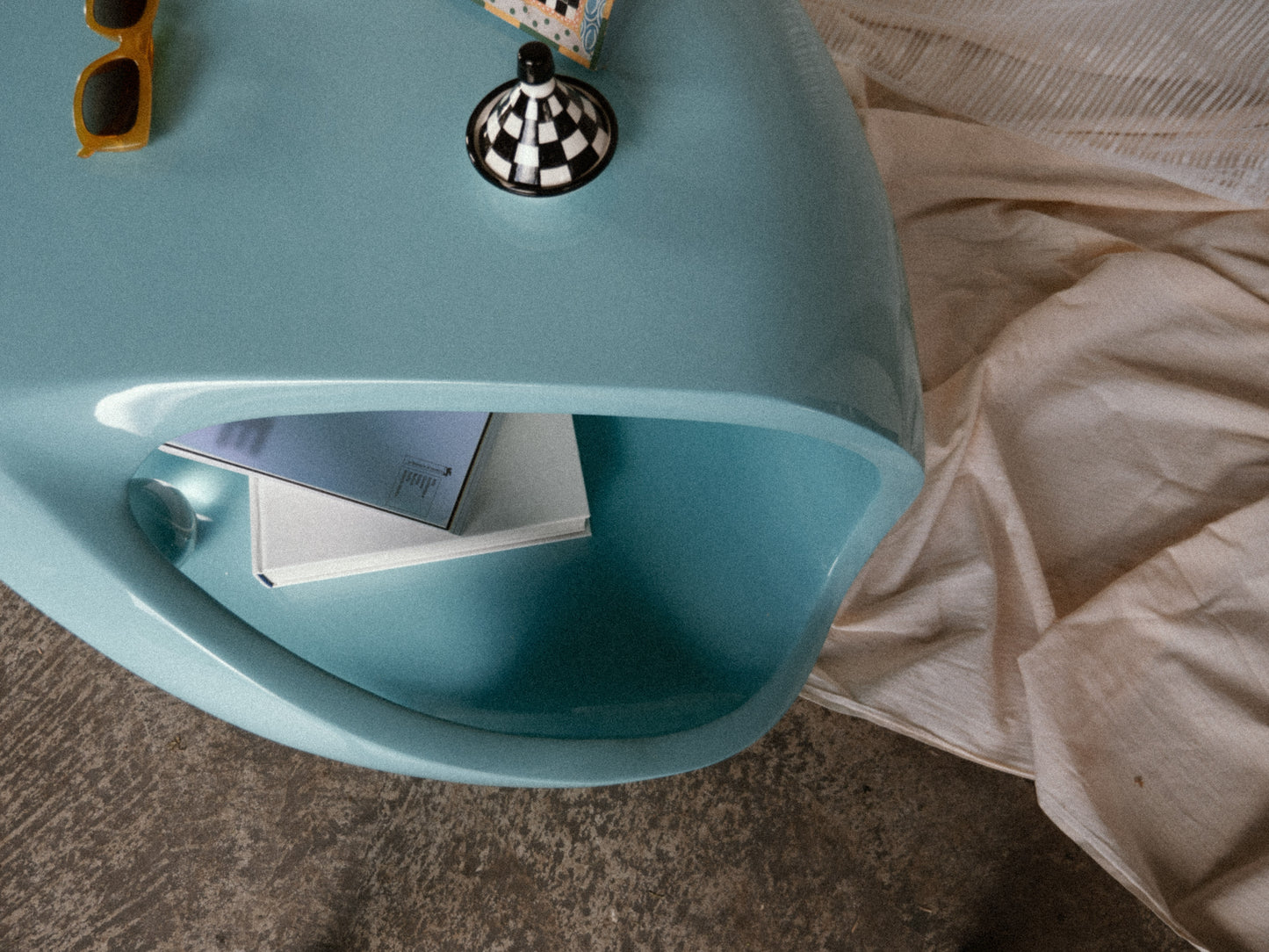- Unique Blue Table