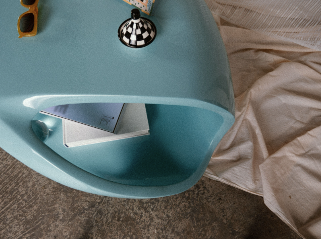 - Unique Blue Table