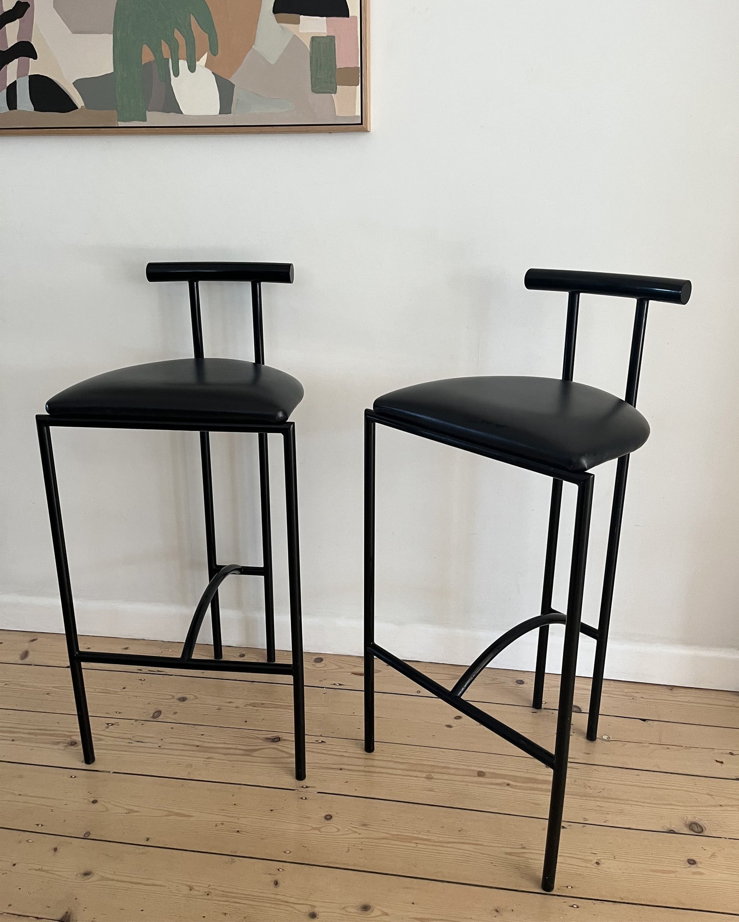 Pair of Italian ‘Tokyo' Stools by Kinsman for Bieffeplast, 1980s