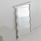 Knot Studio Wavy Wall Mirror CLOUD WHITE