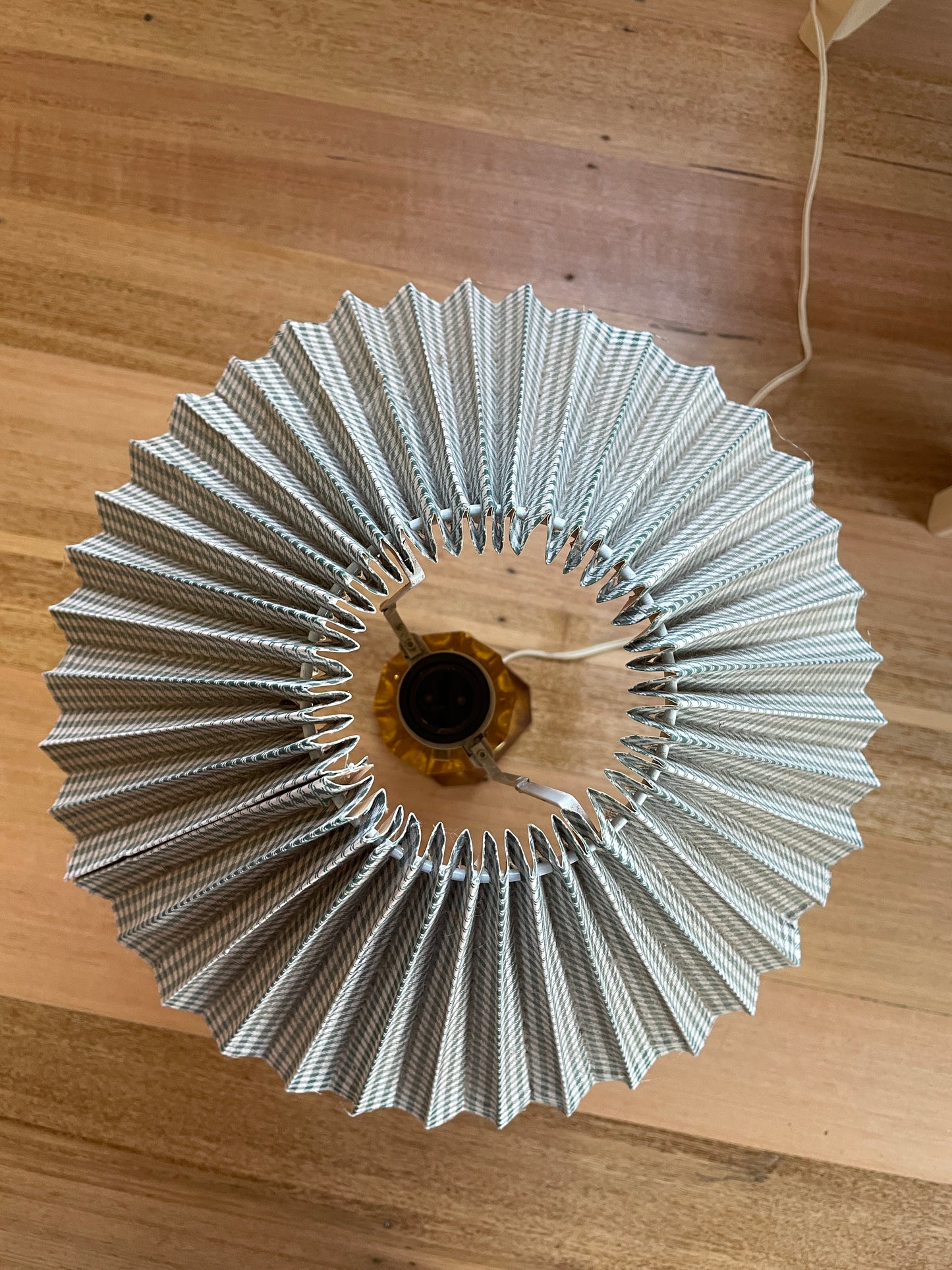 - Vintage Cut Glass Lamp - Made in England