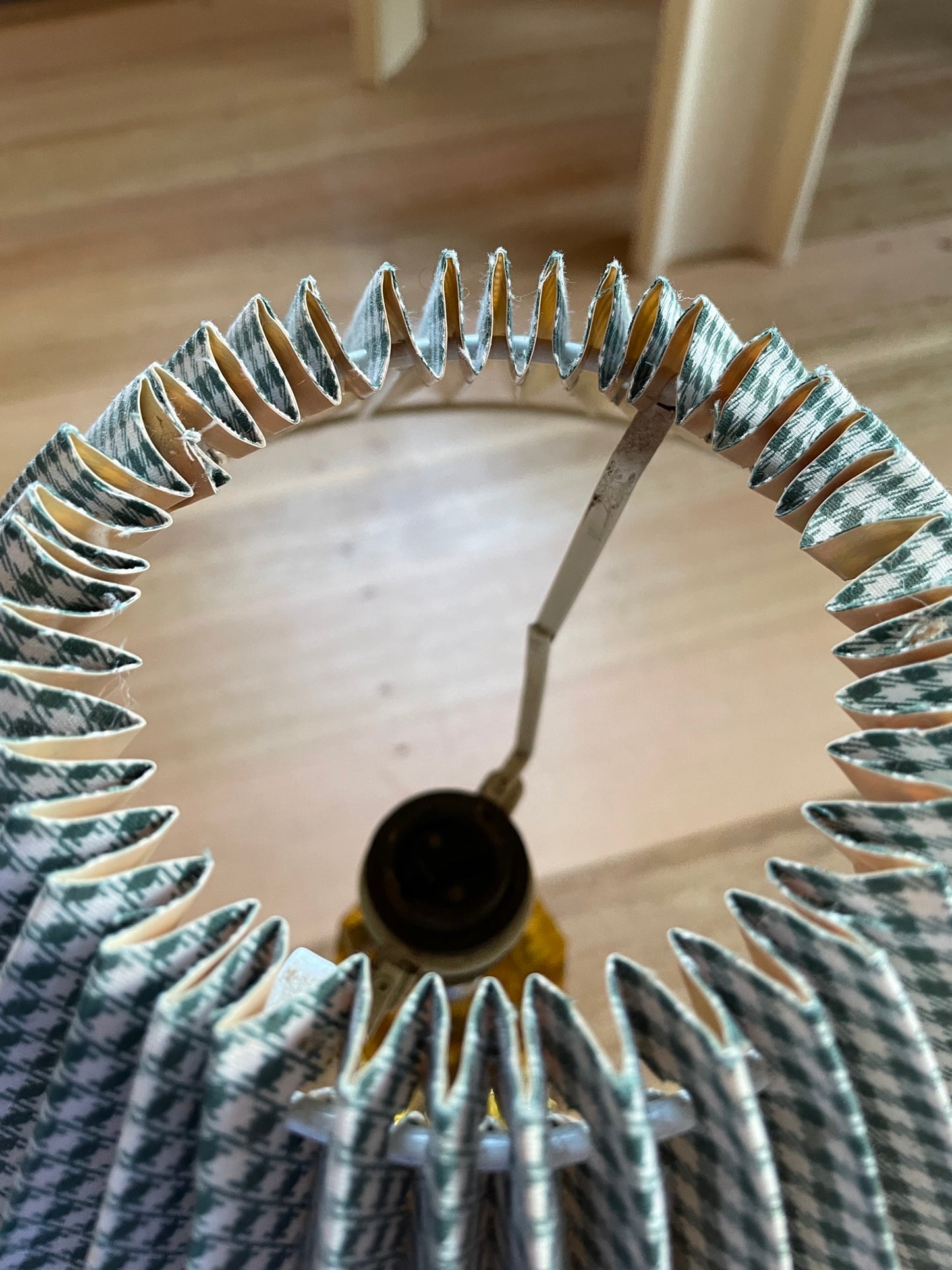 - Vintage Cut Glass Lamp - Made in England